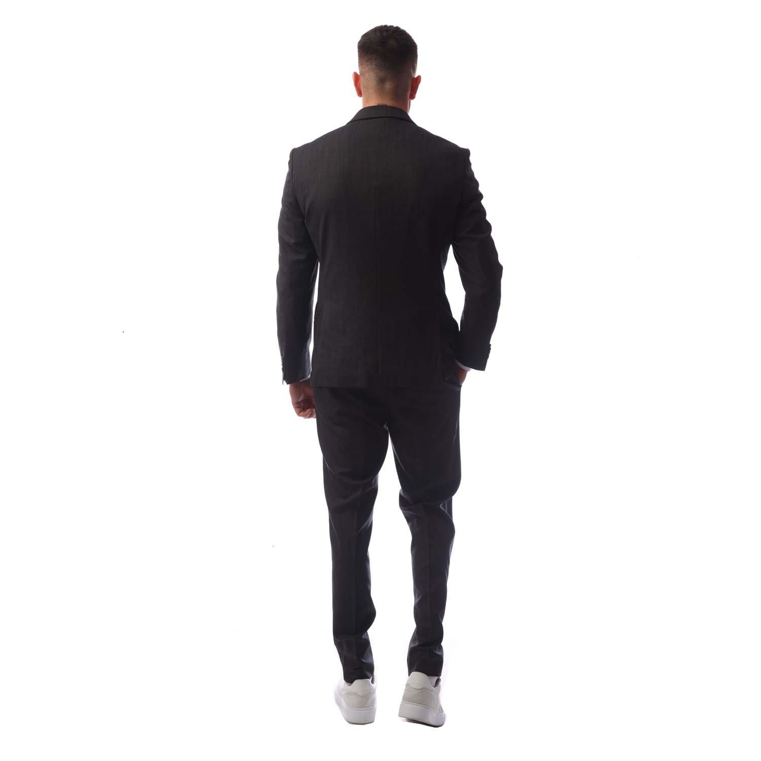 Black - Boss - Men's Suit - 2