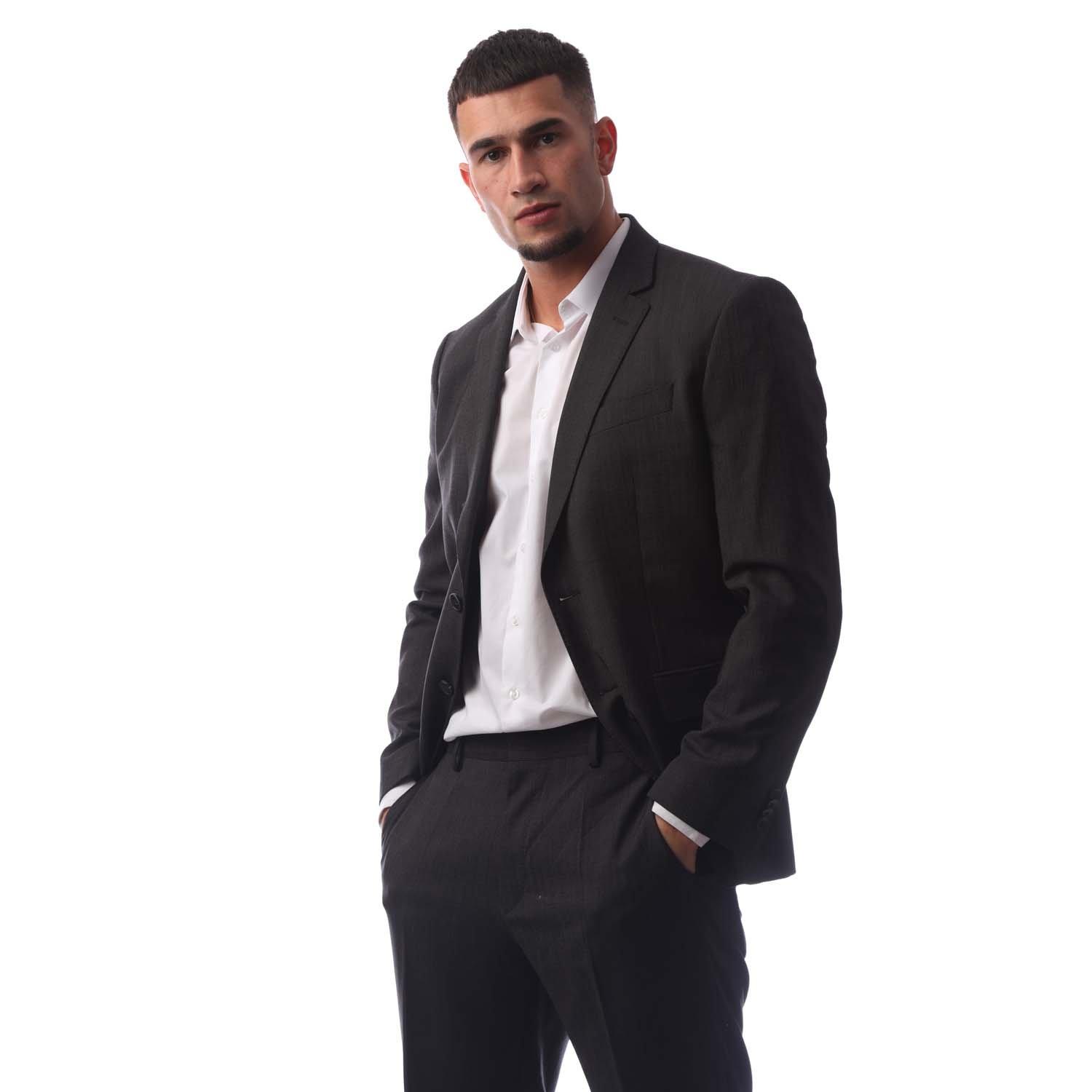 Black - Boss - Men's Suit - 3