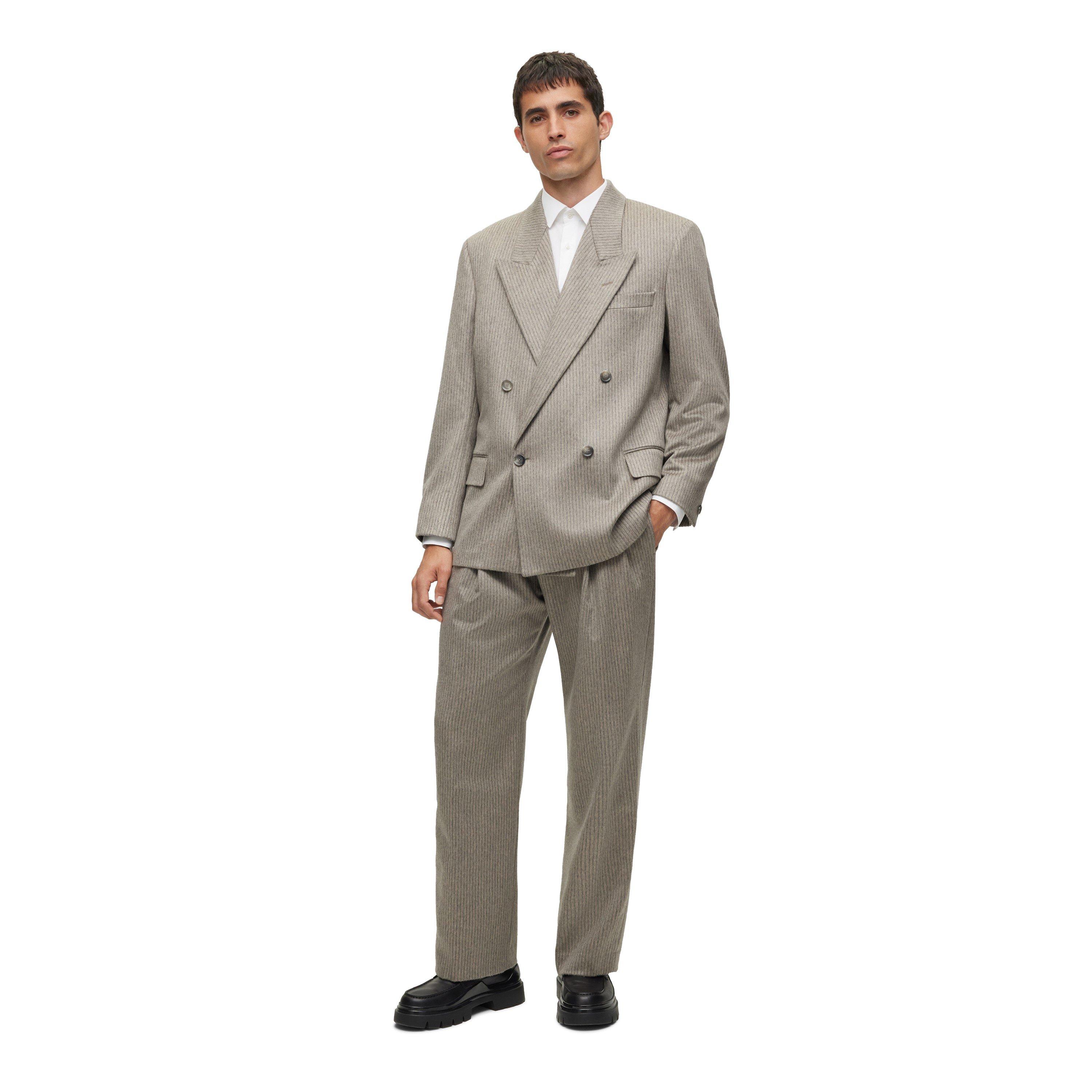 Silver - Boss - Men's Professional Tailored Suit - 1