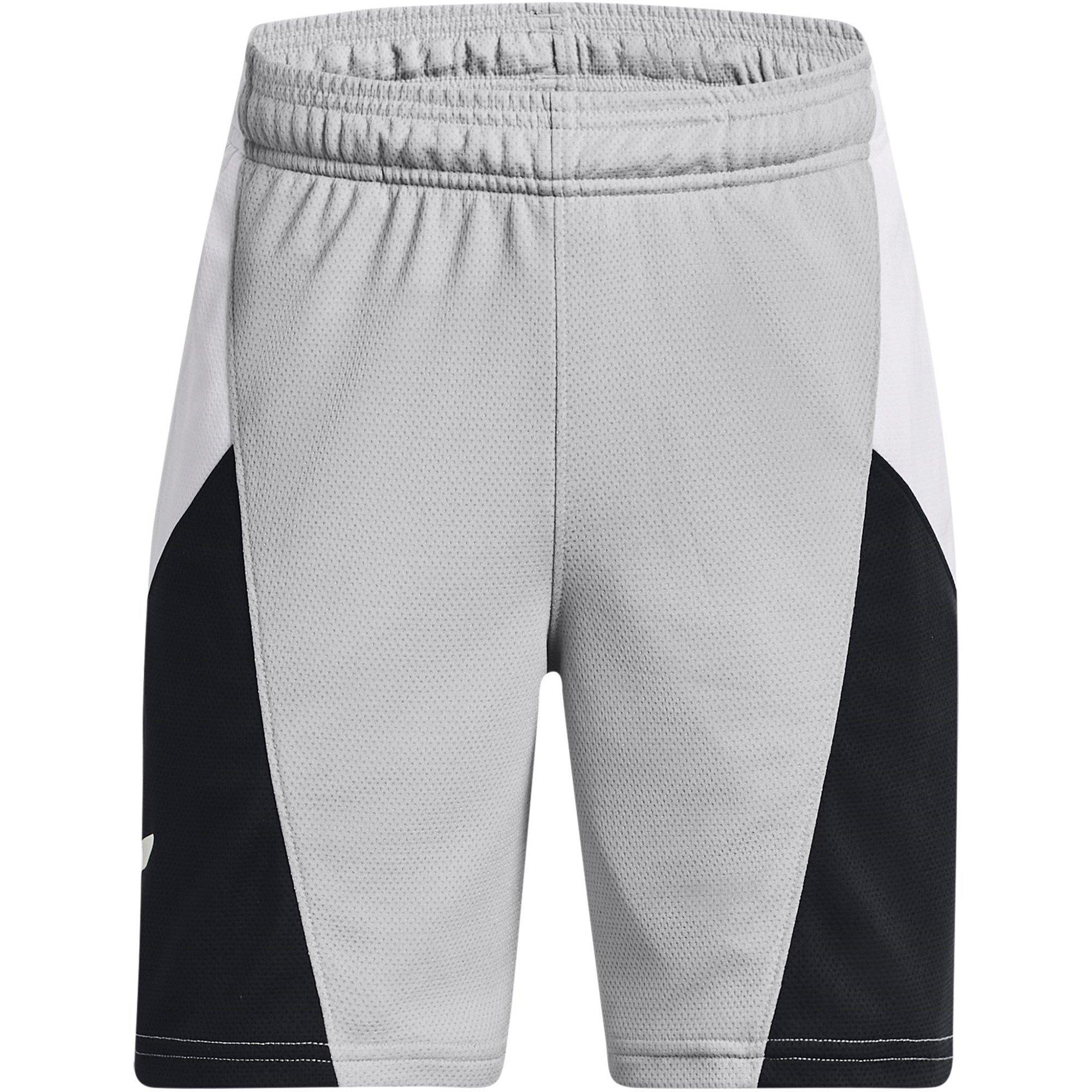 Under Armour Boys Kids' Curry Splash Basketball Shorts - Grey - 7-8 (S)