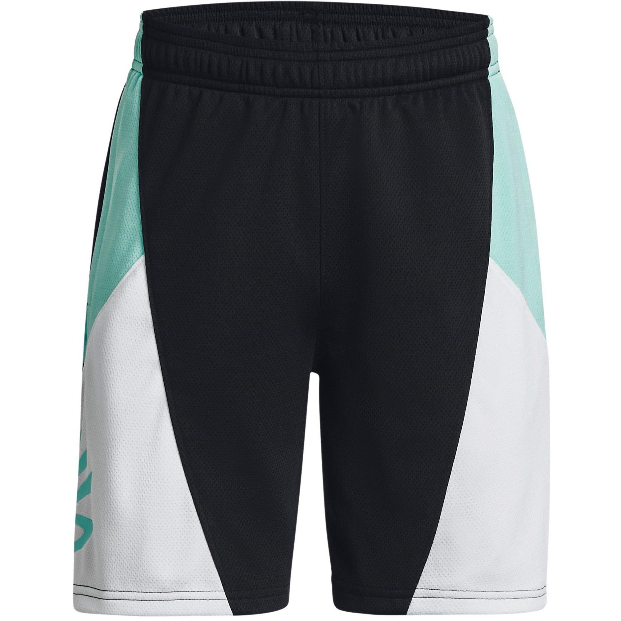 Under Armour Boys Kids' Curry Splash Basketball Shorts - Black - 7-8 (S)