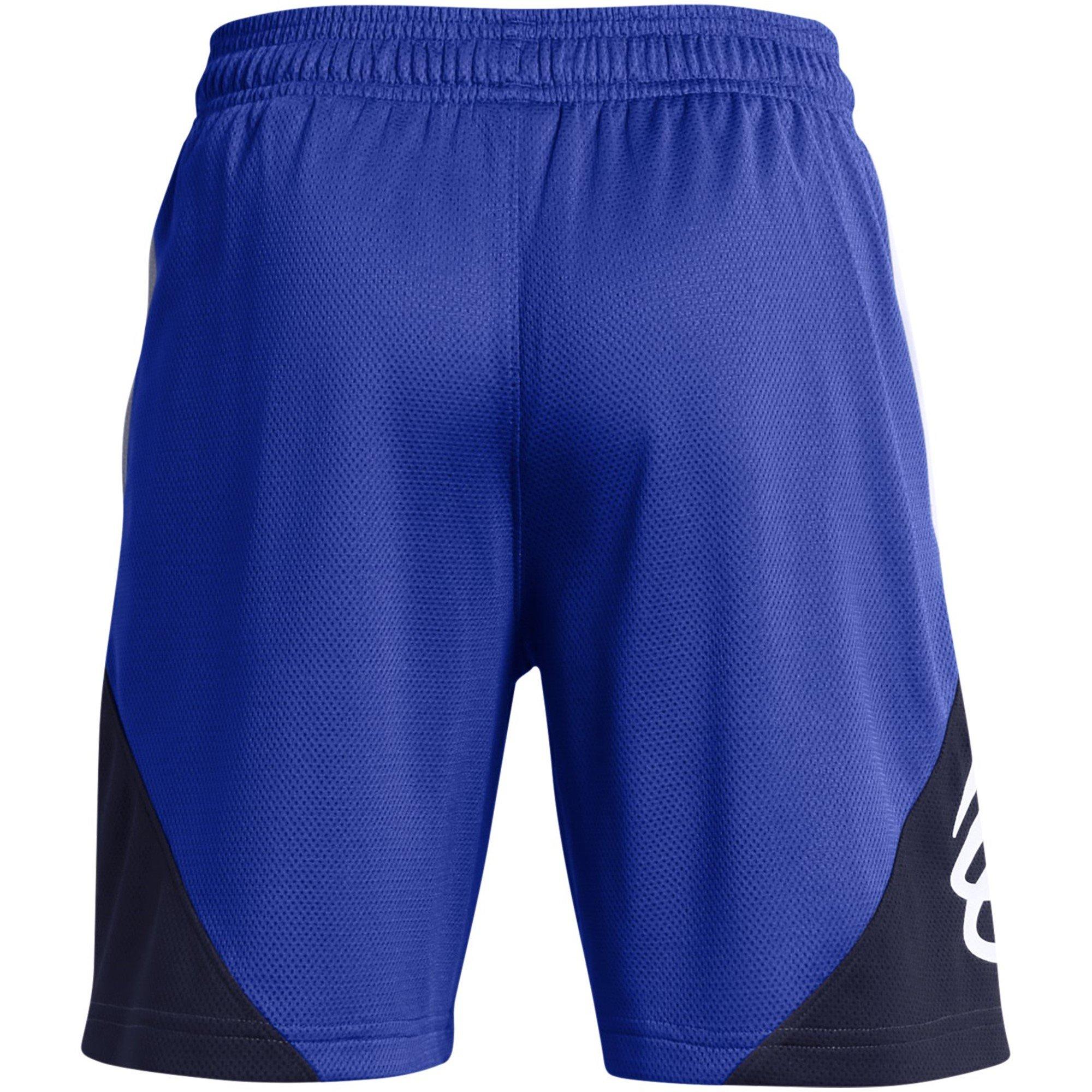 Blue - Under Armour - Kids' Curry Splash Basketball Shorts - 2