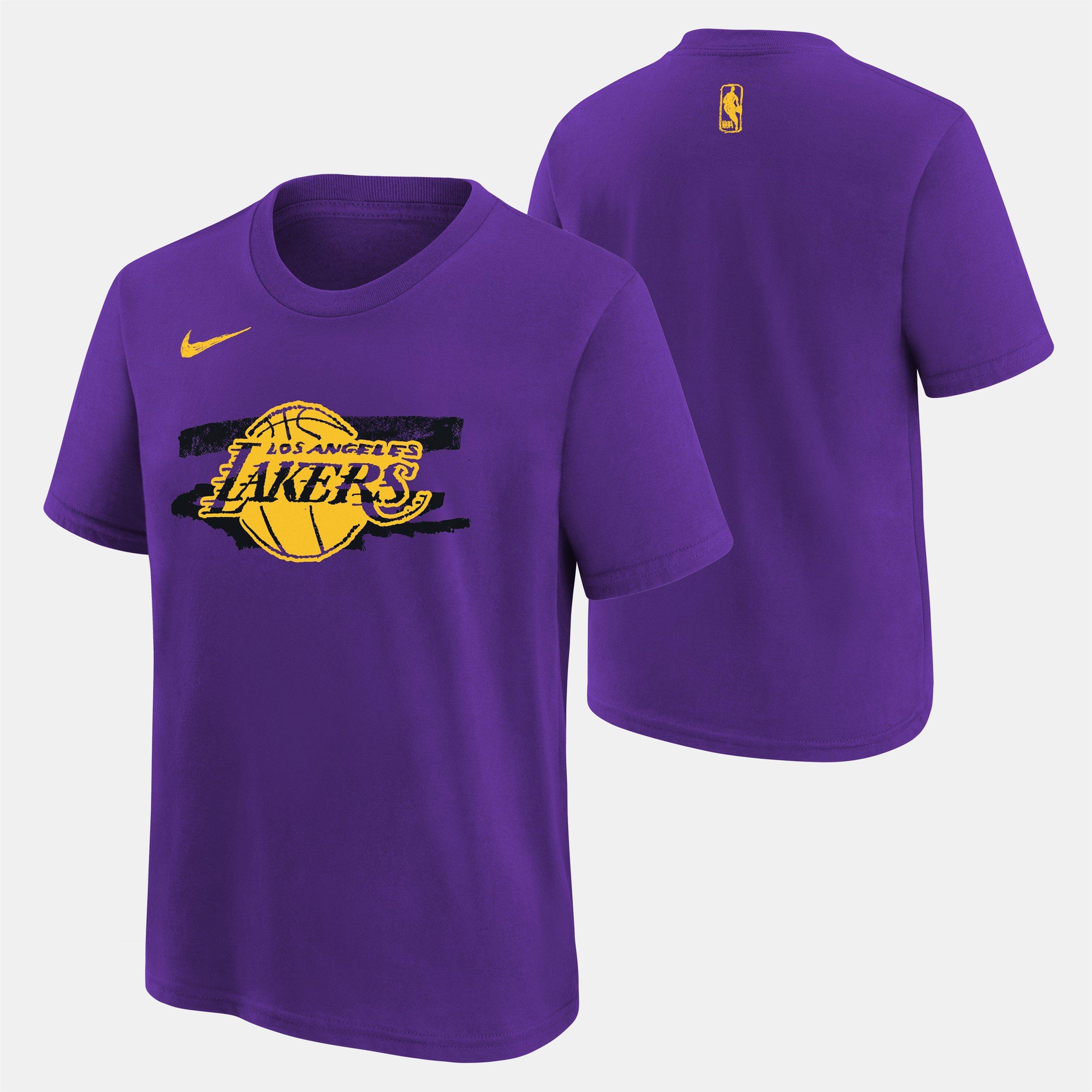 Lakers - Nike - Nike NBA TEAM LOGO GRAPHIC SS T-SHIRT - 3
