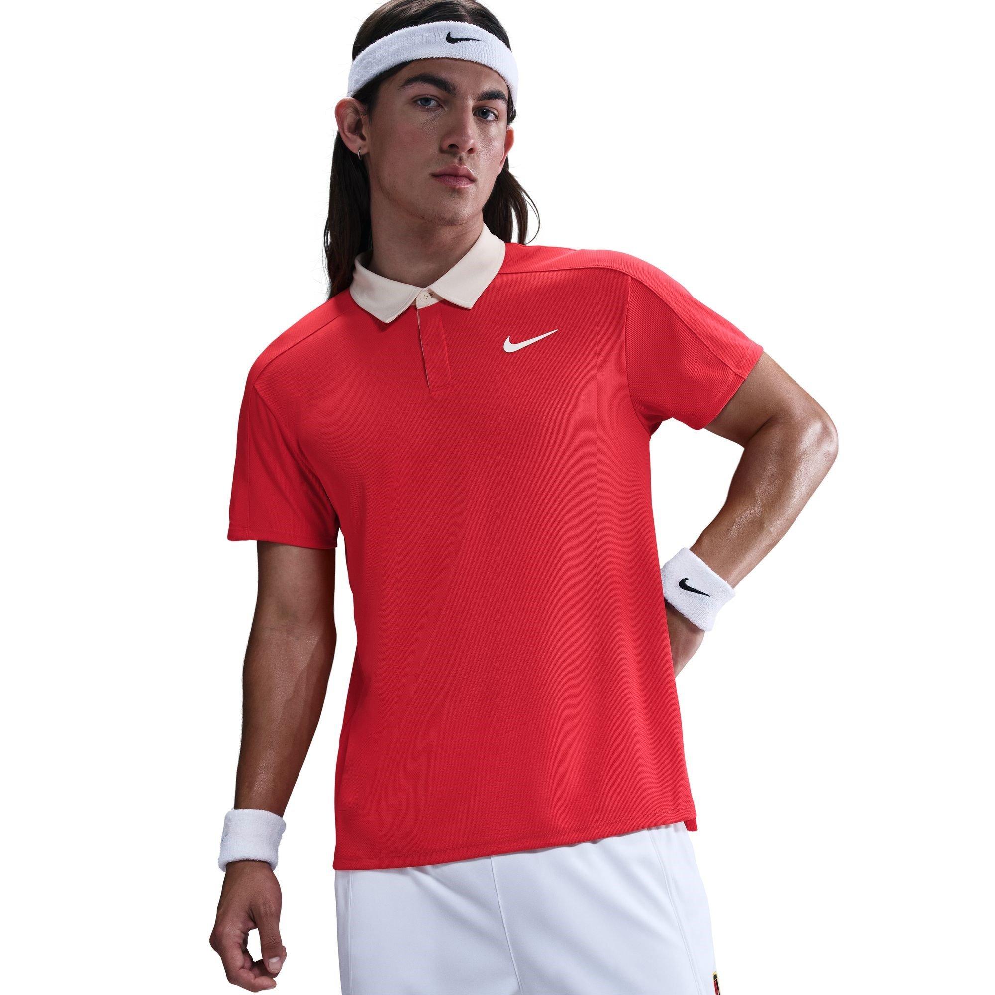 Nike Men's Performance Vest - Lt Crimson/Wht - S