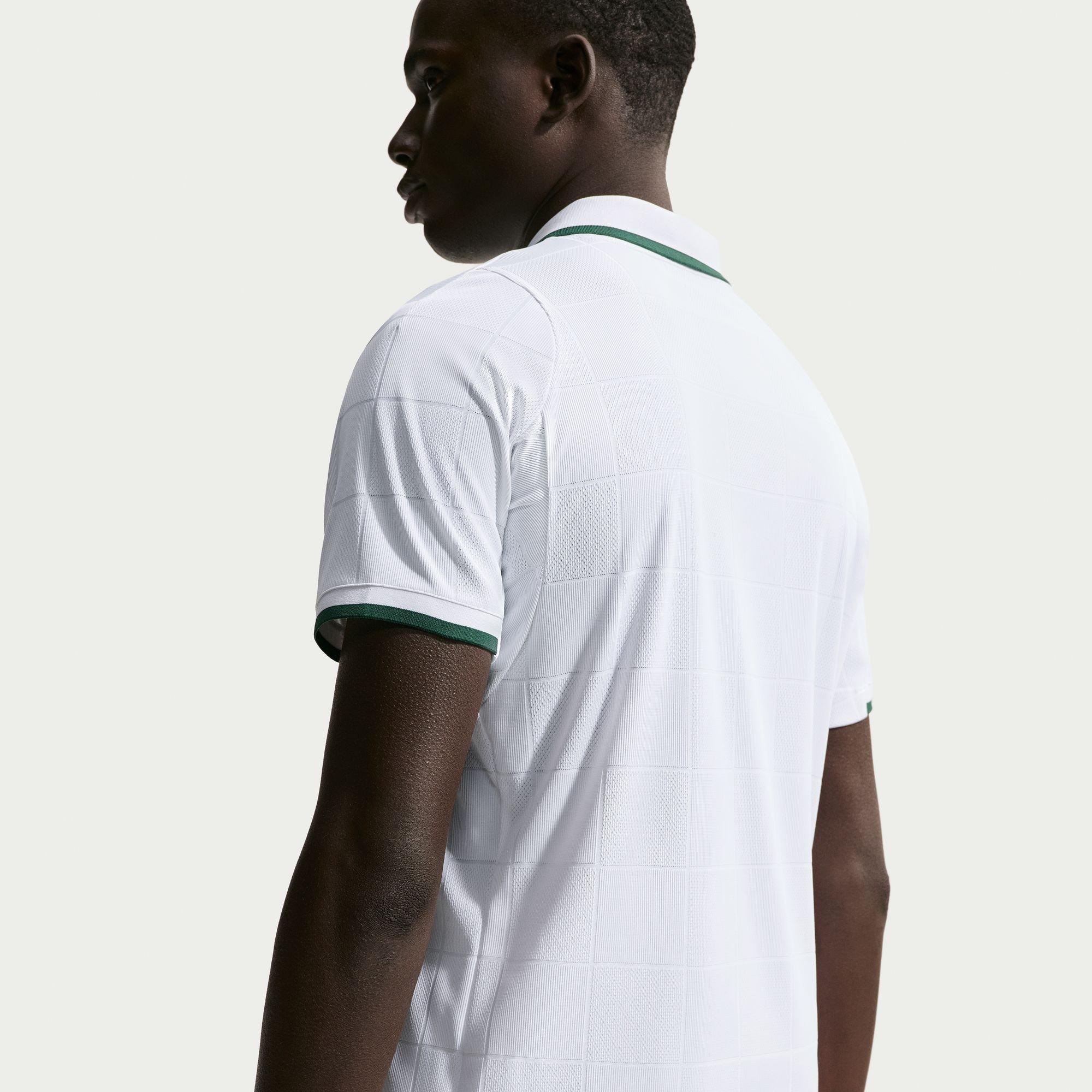 White/Green - Nike - Men's Short Sleeve Performance Polo Shirt - 2