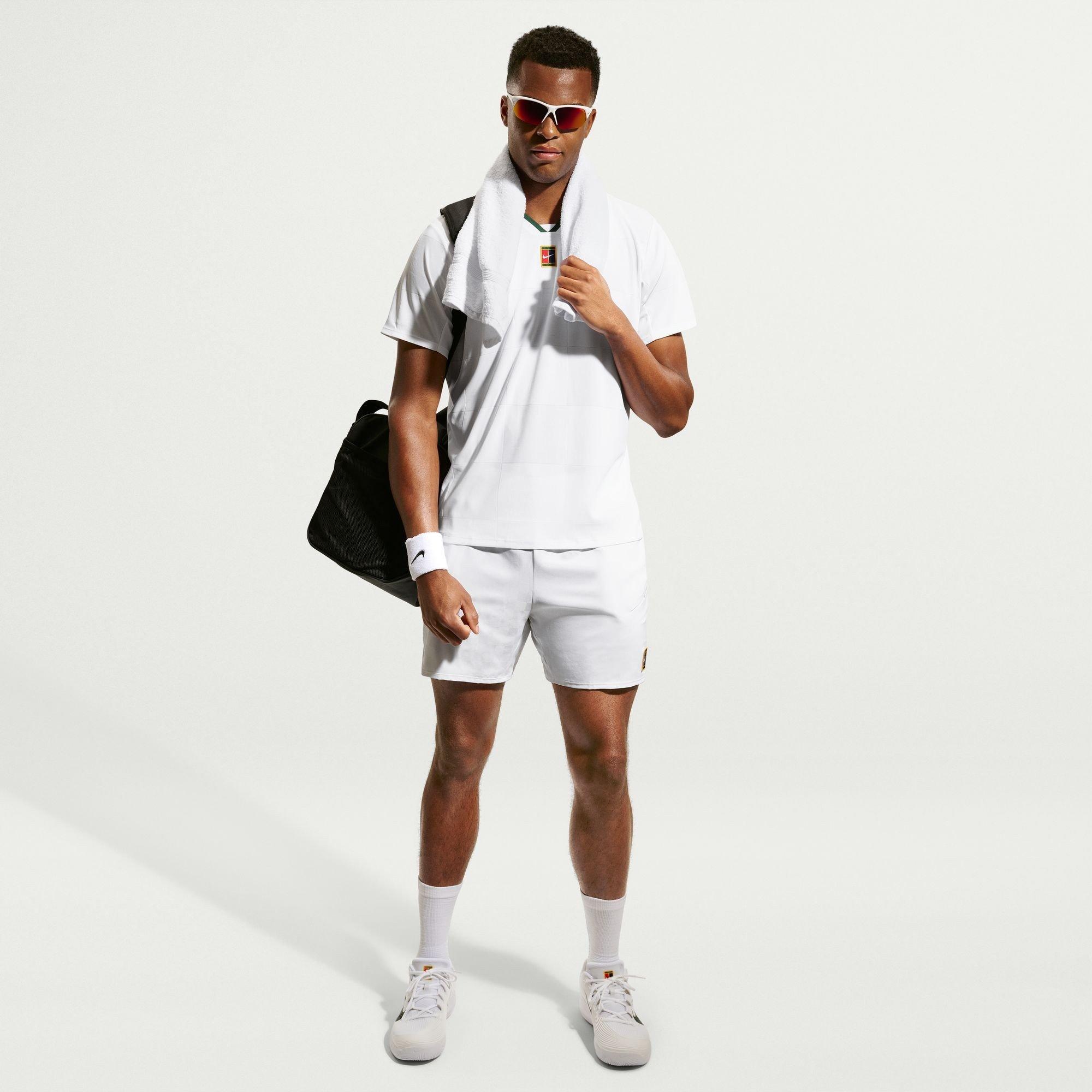 Wit/Groen - Nike - Men's Short Sleeve Performance T-Shirt - 5