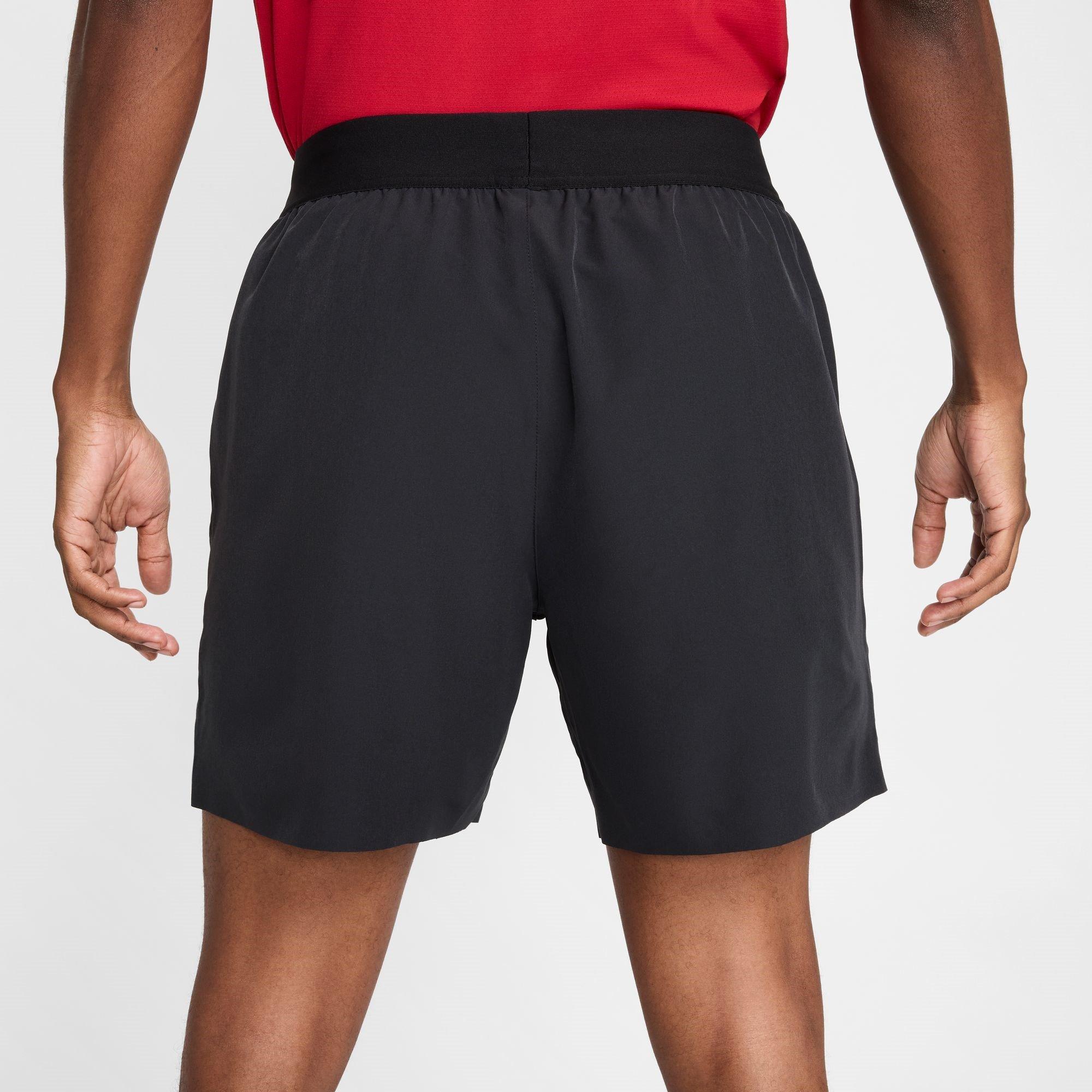 Black/White - Nike - Advantage 6-Inch Shorts Mens - 2