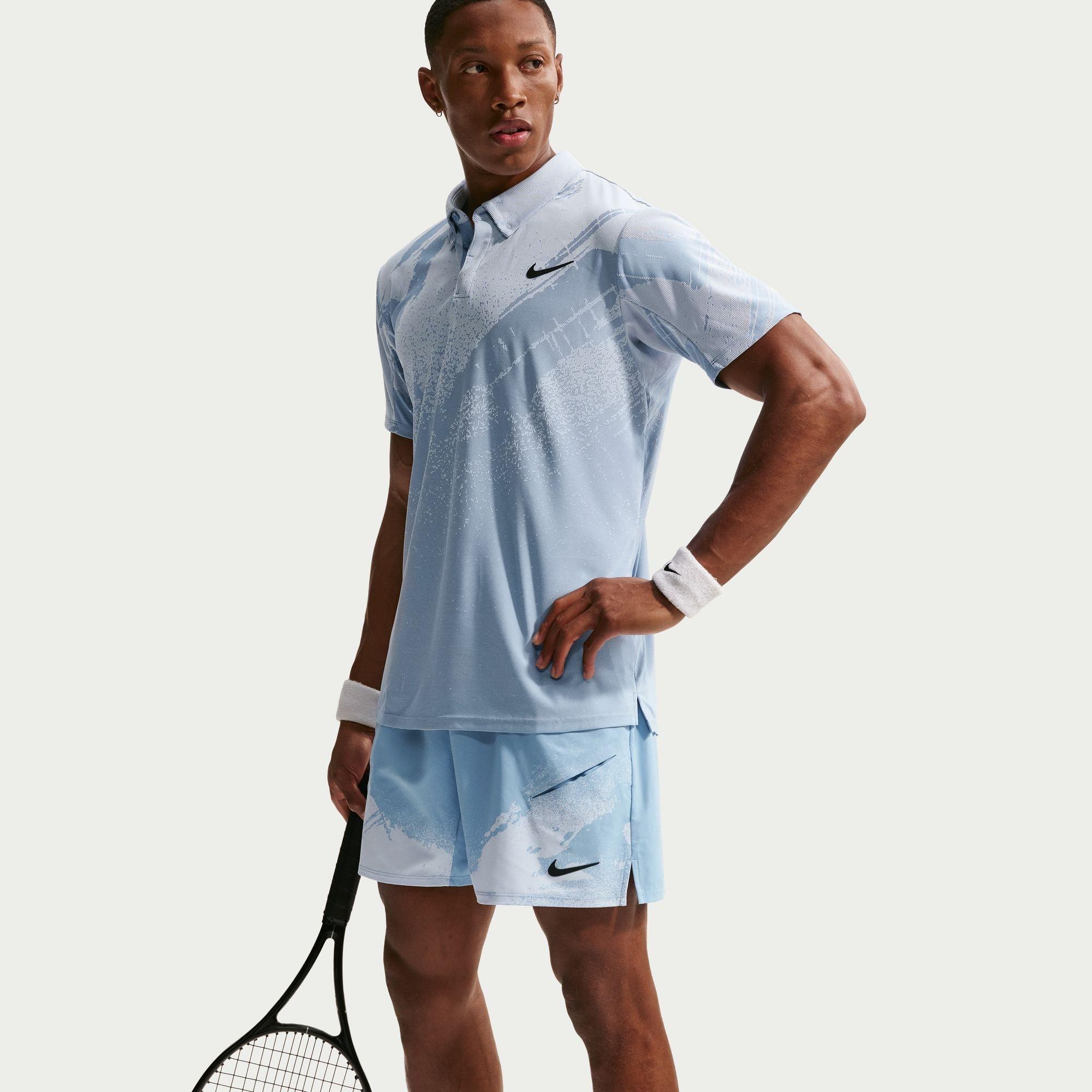 Blue/Black - Nike - Men's Performance Tennis Shorts - 3