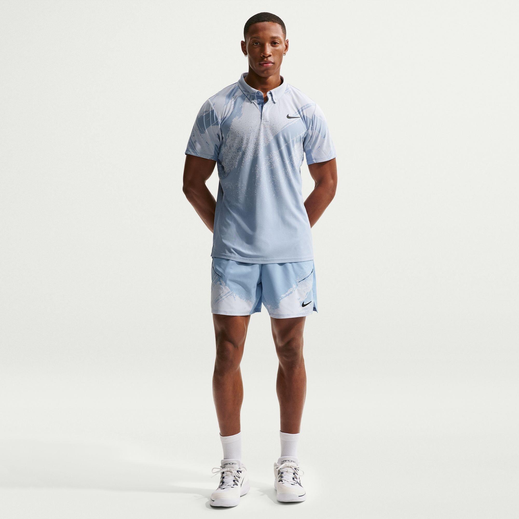 Blue/Black - Nike - Men's Performance Tennis Shorts - 4