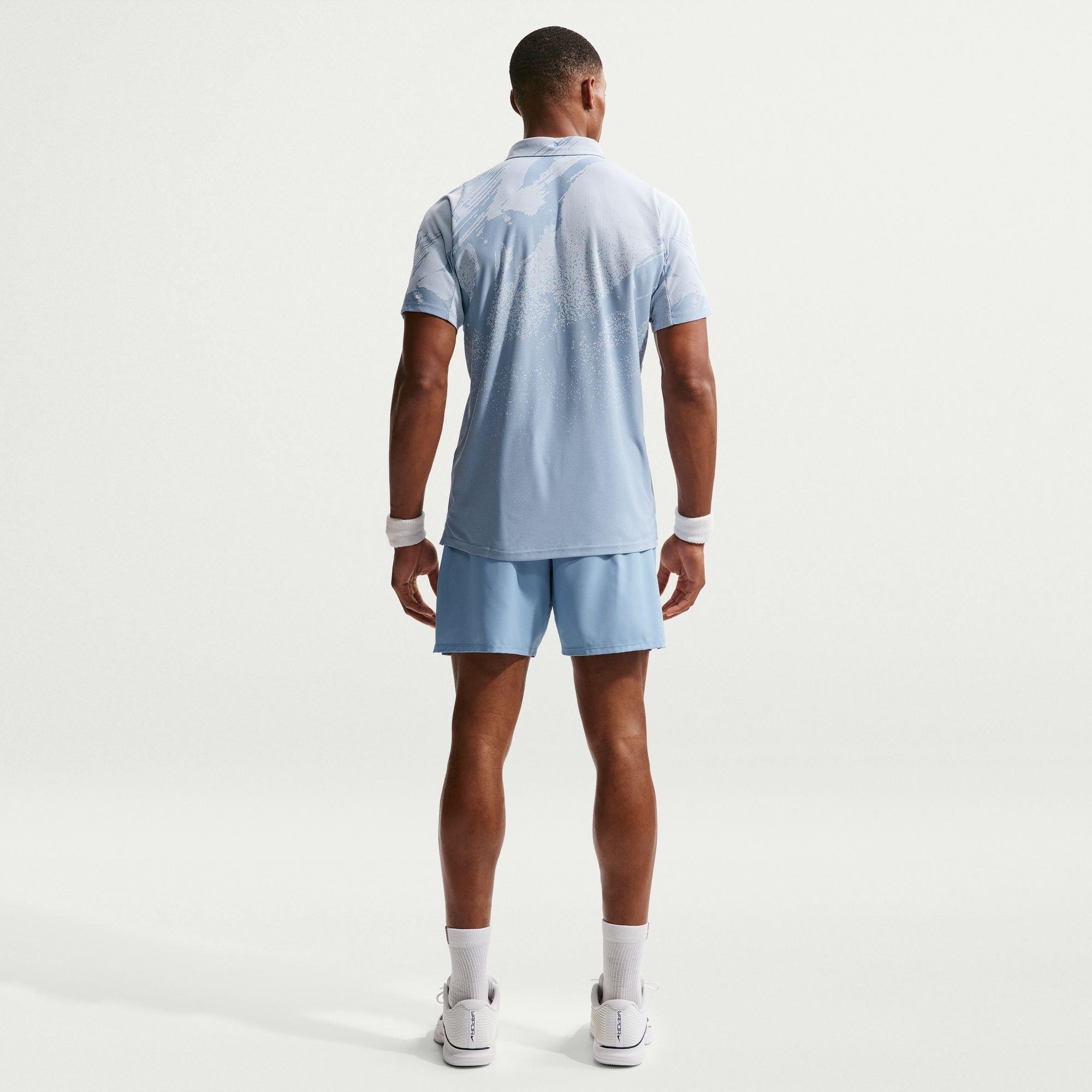 Blue/Black - Nike - Men's Performance Tennis Shorts - 5