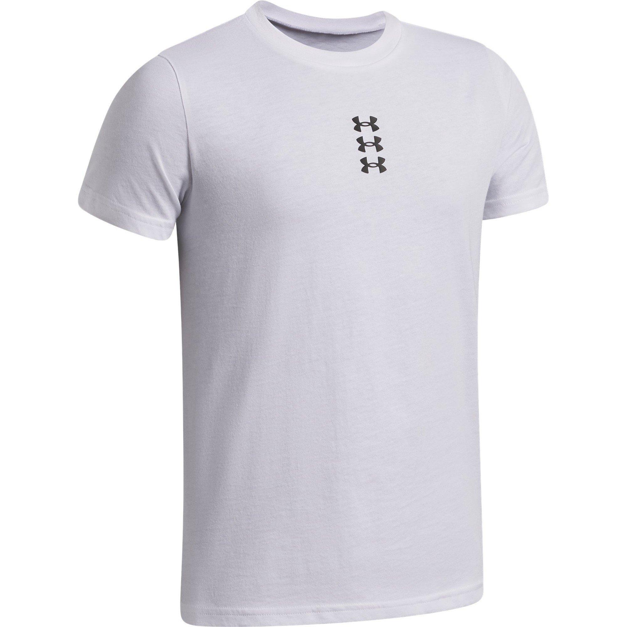 White/Black - Under Armour - UA Hoops SS Tee Jn62 - 3
