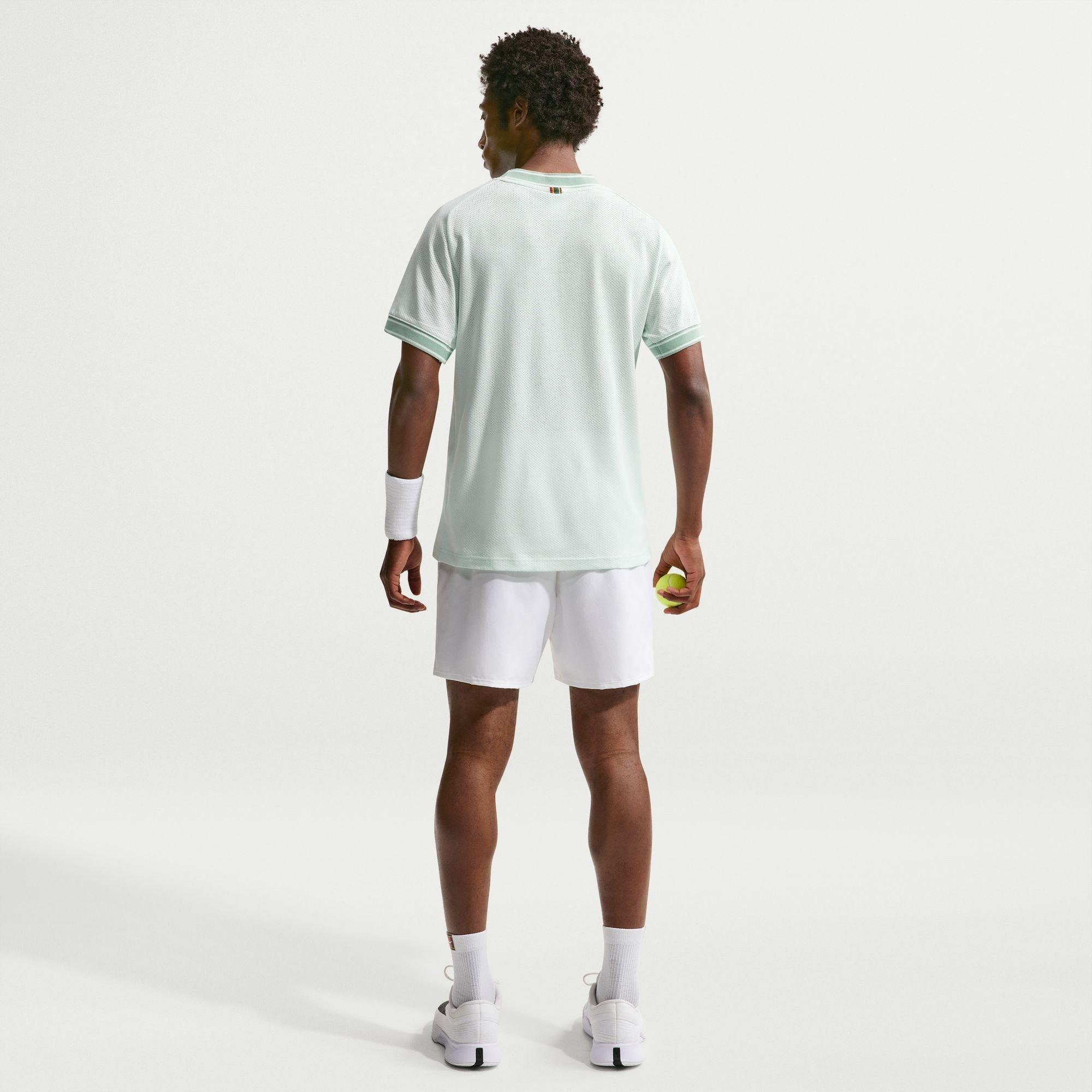 Wit/Groen - Nike - Men's Performance Tennis Shorts - 5