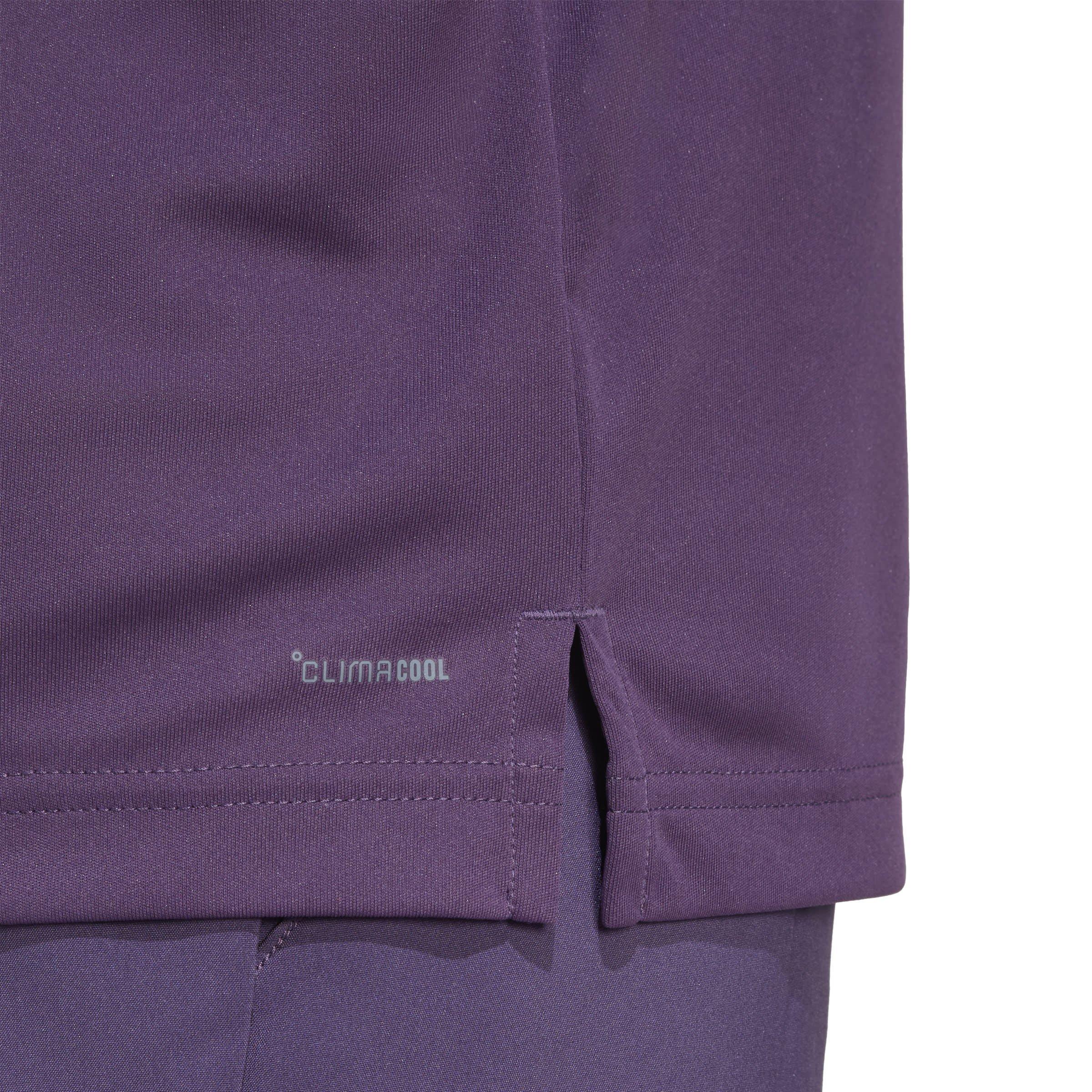 Aurora Plum - adidas - Club Tennis 3-Stripes Mens Tennis Polo Shirt - 5