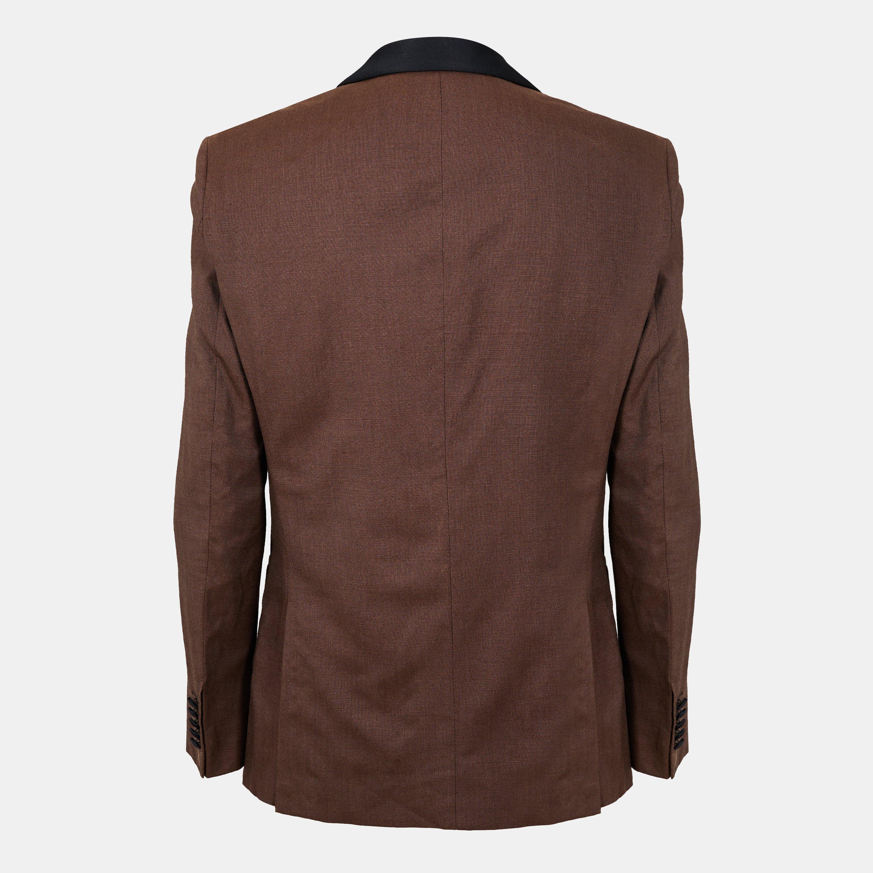 Beige - Boss - Men's Harvers Tuxedo Suit - 2