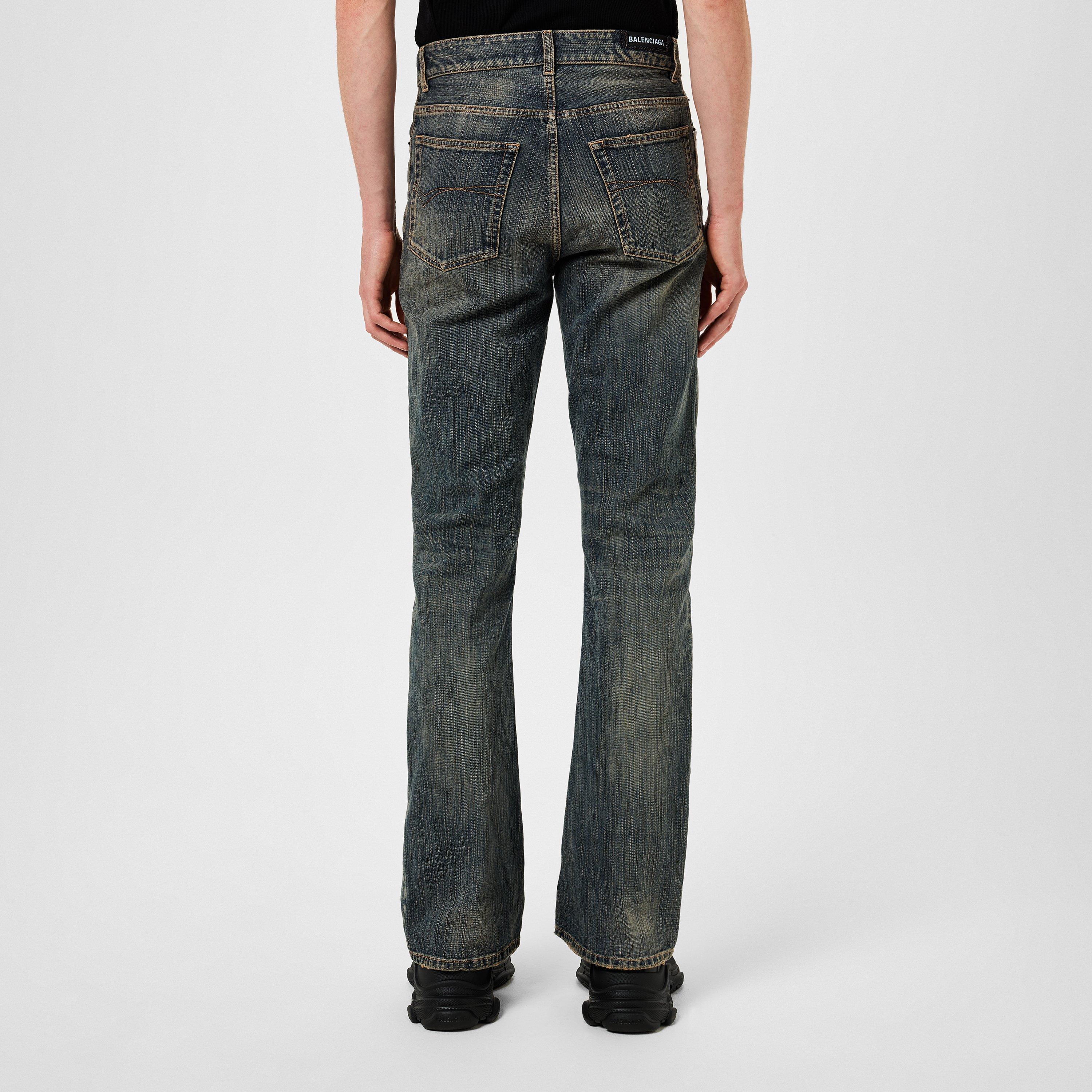 Blue - Balenciaga - Men's Bootcut Jeans - 4