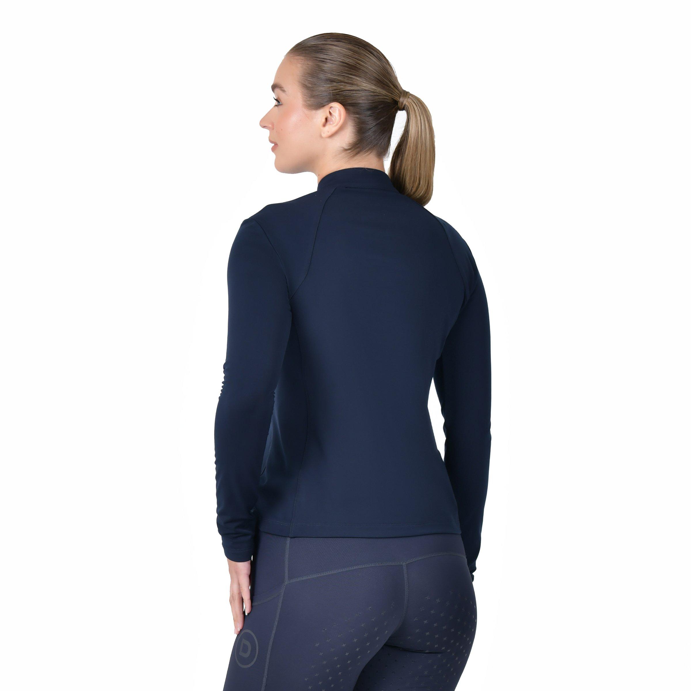Navy - Dublin - Brushed Long Sleeved Mid Layer - 2