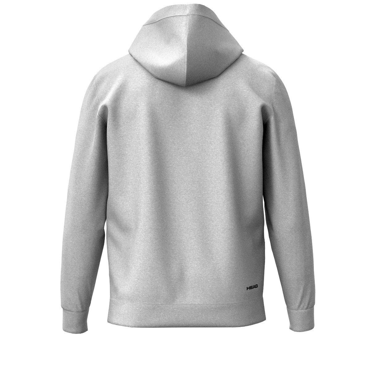 Grey Melange - HEAD - Club Original Hoodie Junior - 2