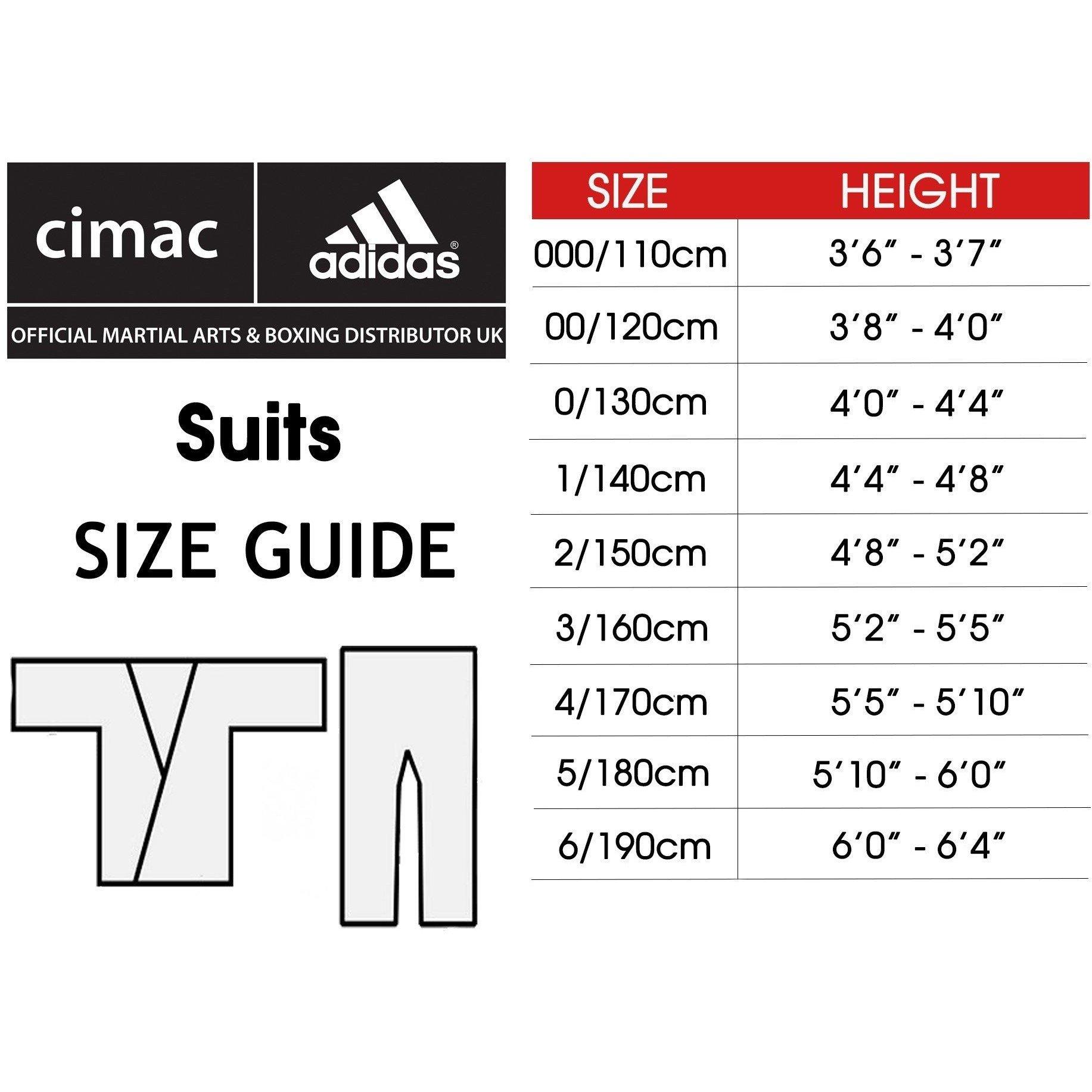 White - adidas - Adults Taekwondo Tracksuit - 4