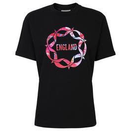 England Netball ENG  Roses Block  T Shirt