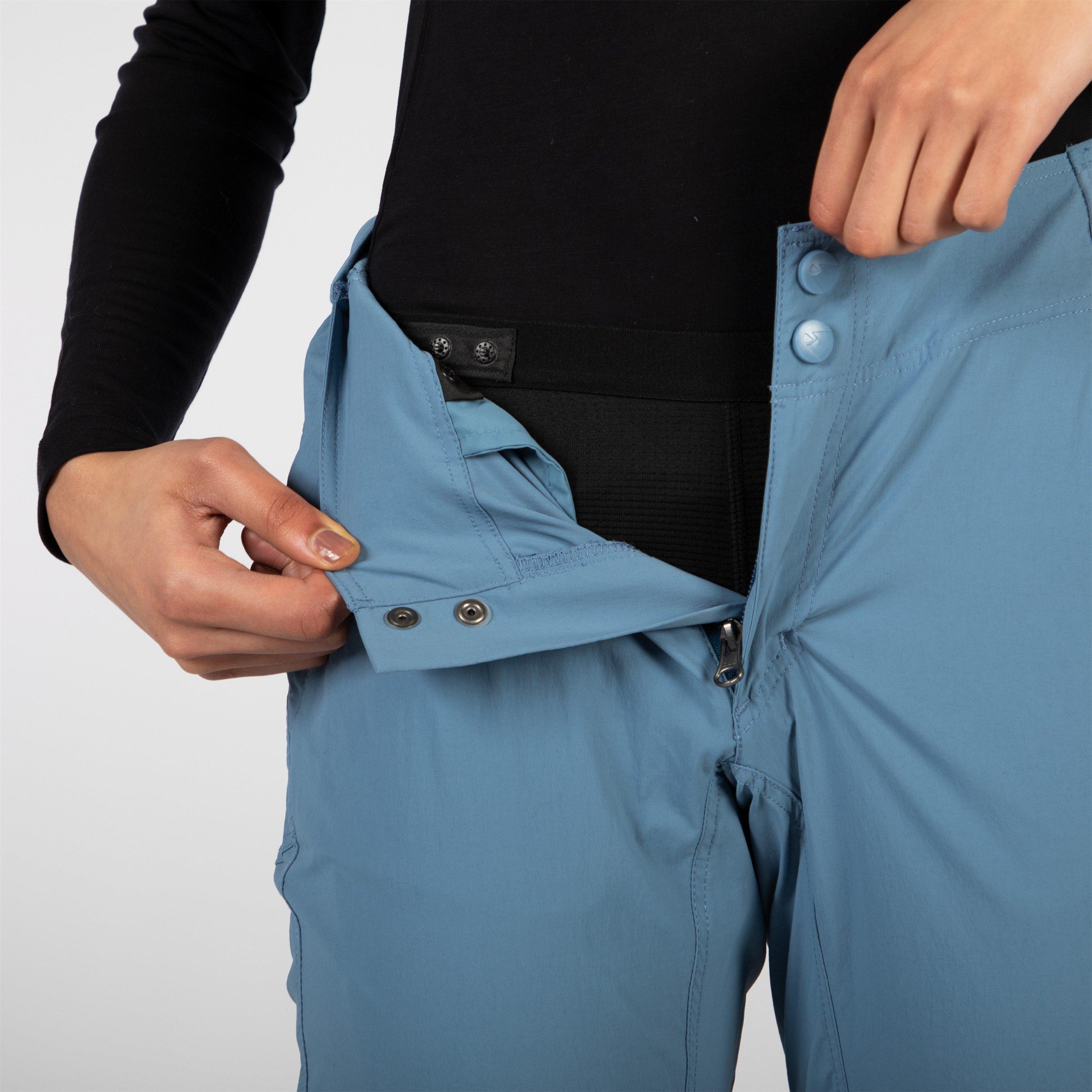 Blue Steel - Endura - Hummvee Lite three quarter Shorts (With Liner) Ladies - 8