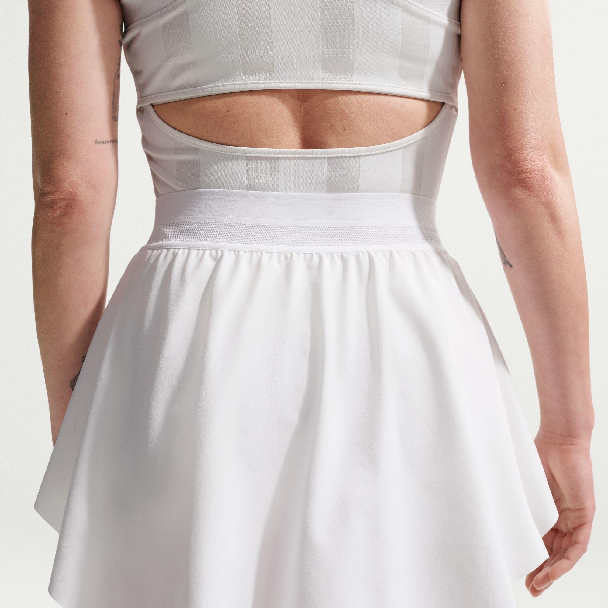 White - Nike - Women's Performance Tennis Skirt - 2