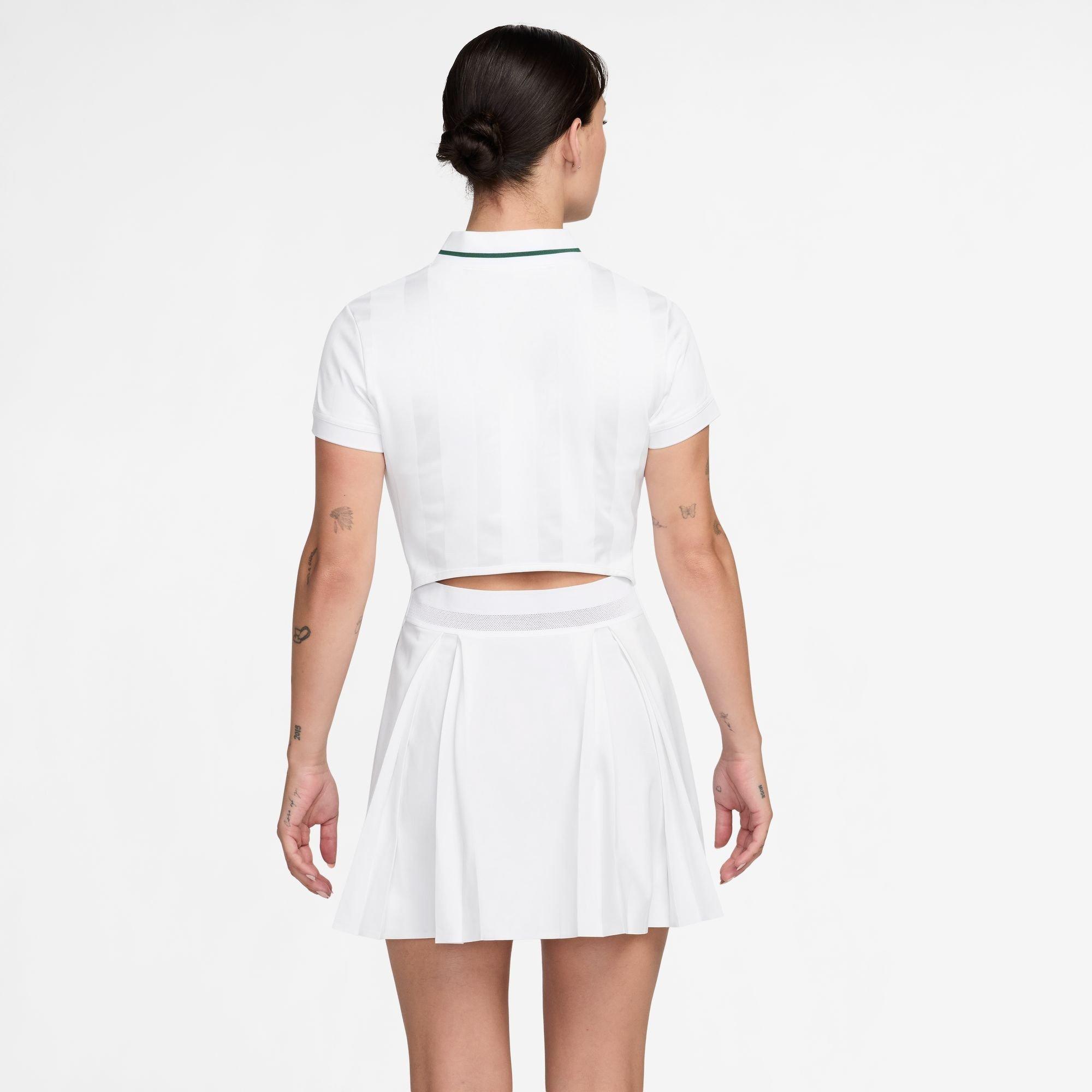 White/Green - Nike - Women's Tennis Dress - 2