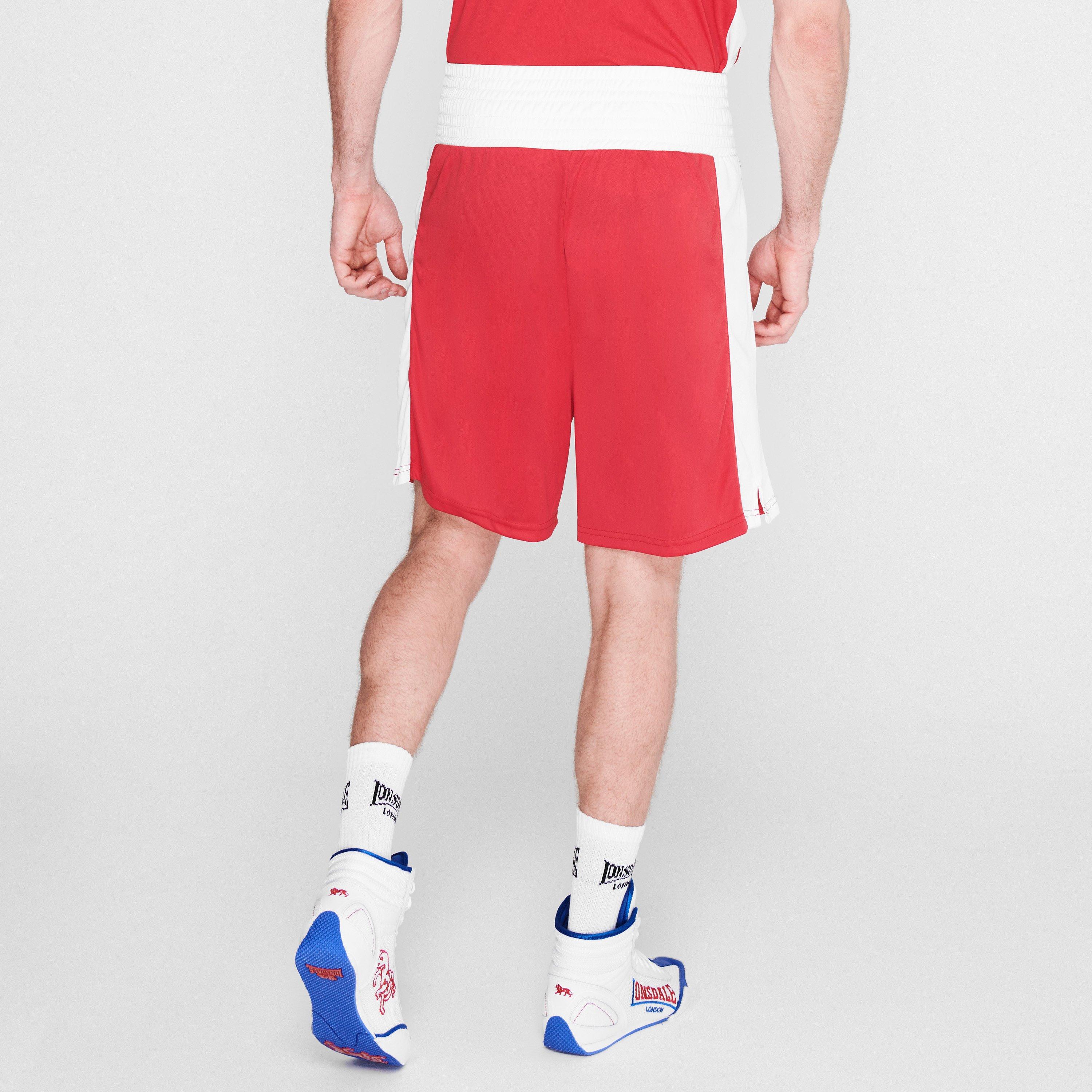 Red/White - Lonsdale - Box Short Mens - 3