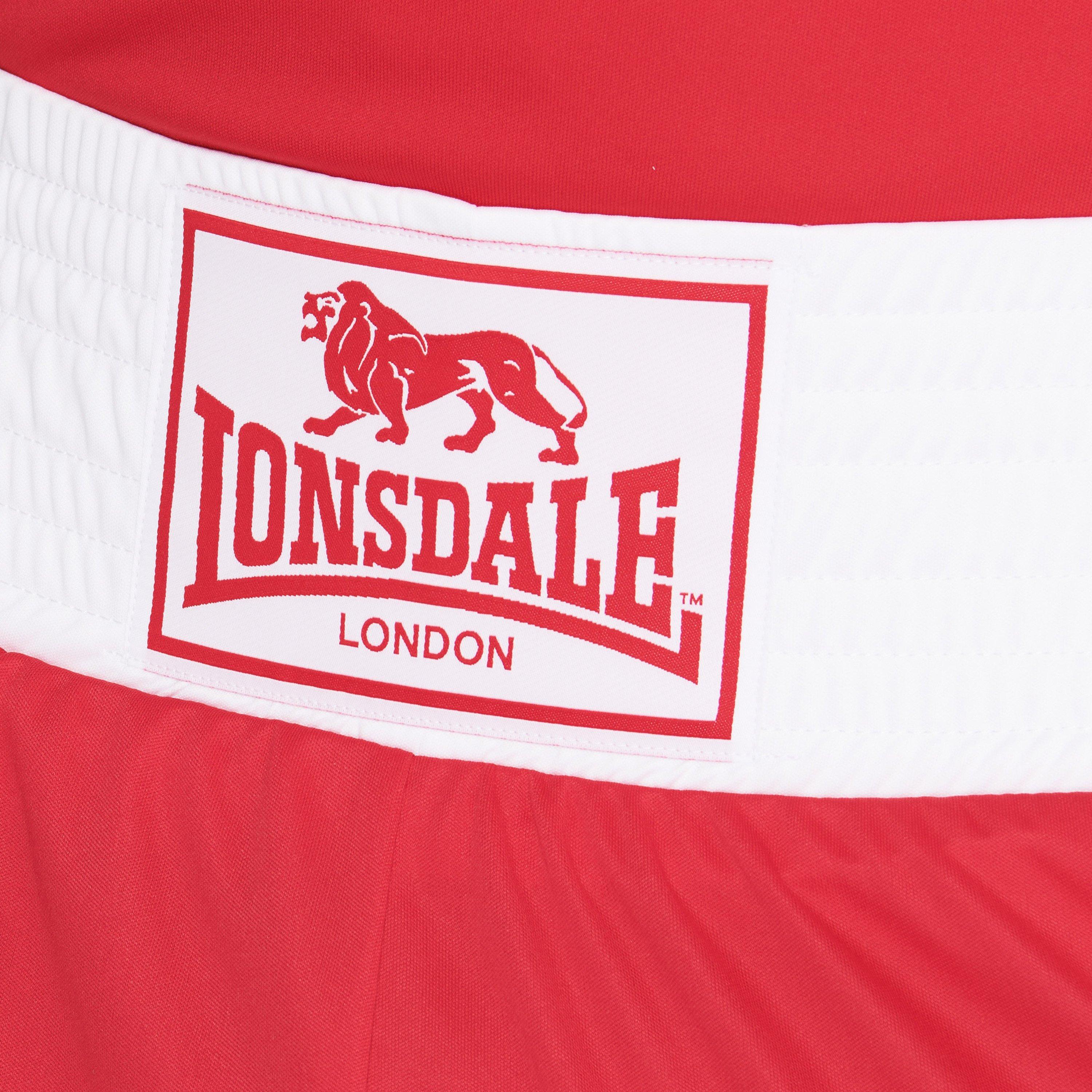 Red/White - Lonsdale - Box Short Mens - 4