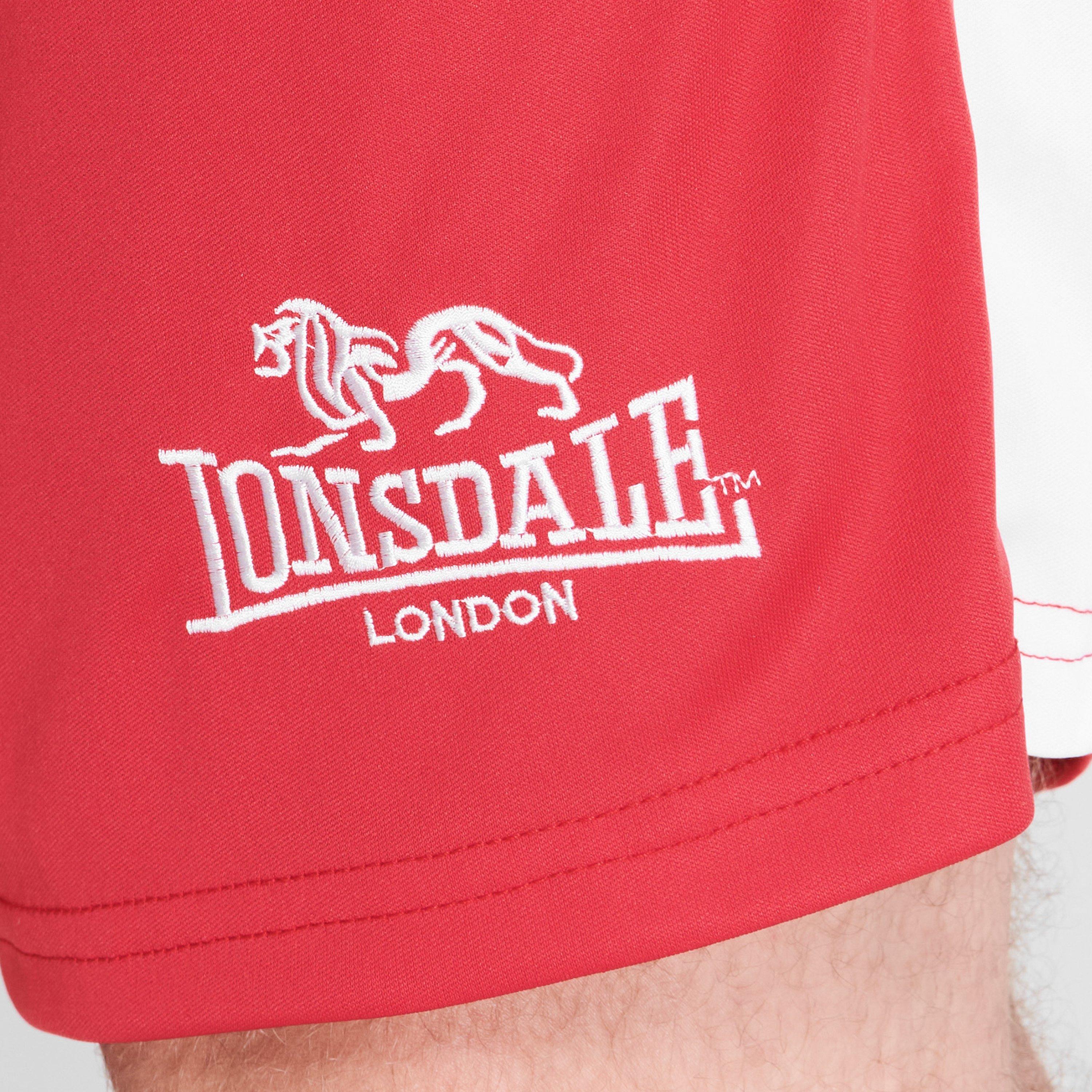 Red/White - Lonsdale - Box Short Mens - 5