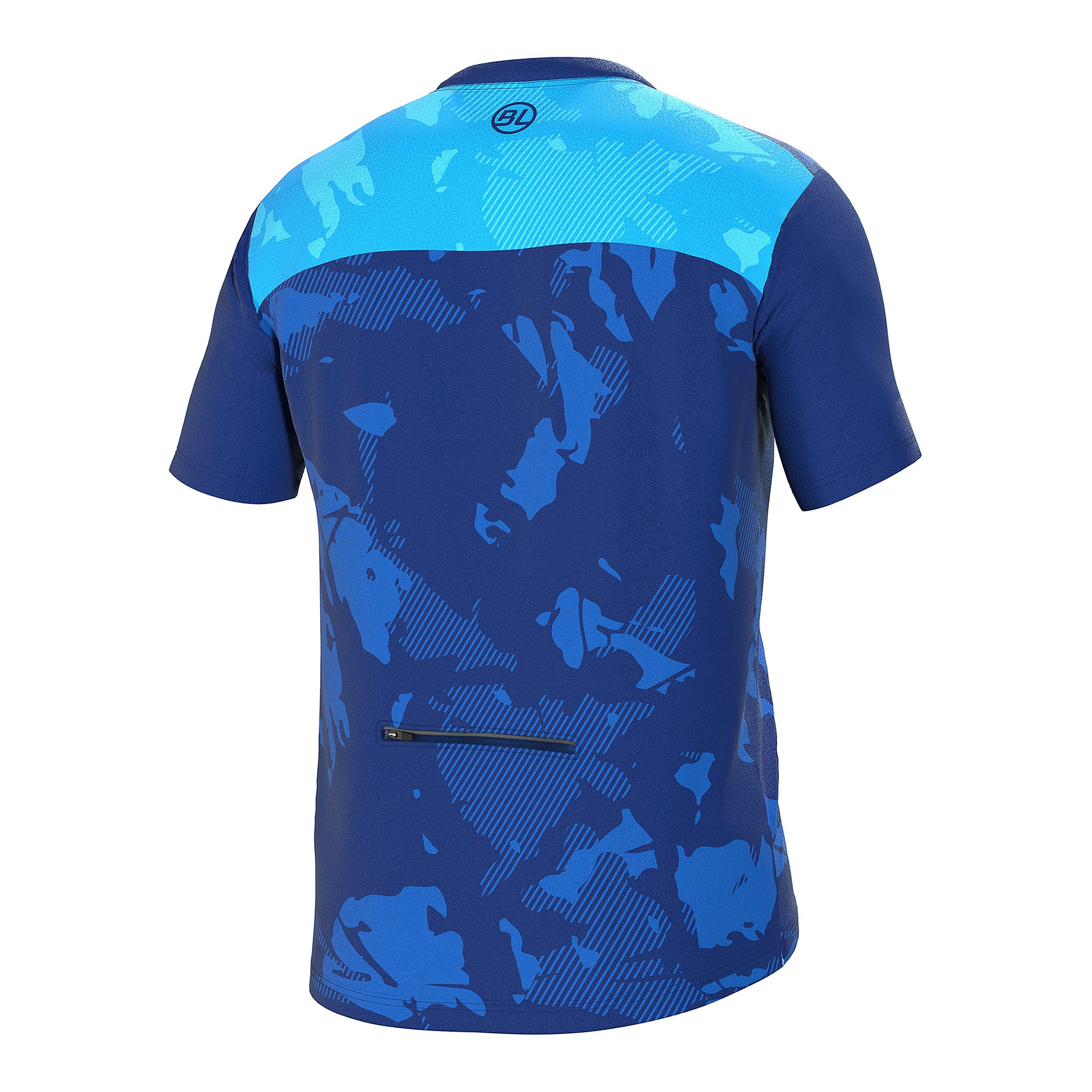 Blu scuro - Bicycle Line - NERVESA Short Sleeve UPF 30+ Cycling Jersey - 2