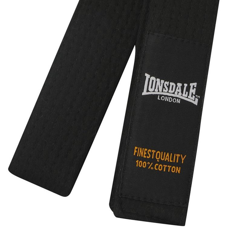 Noir - Lonsdale - ceinture d'arts martiaux - 1