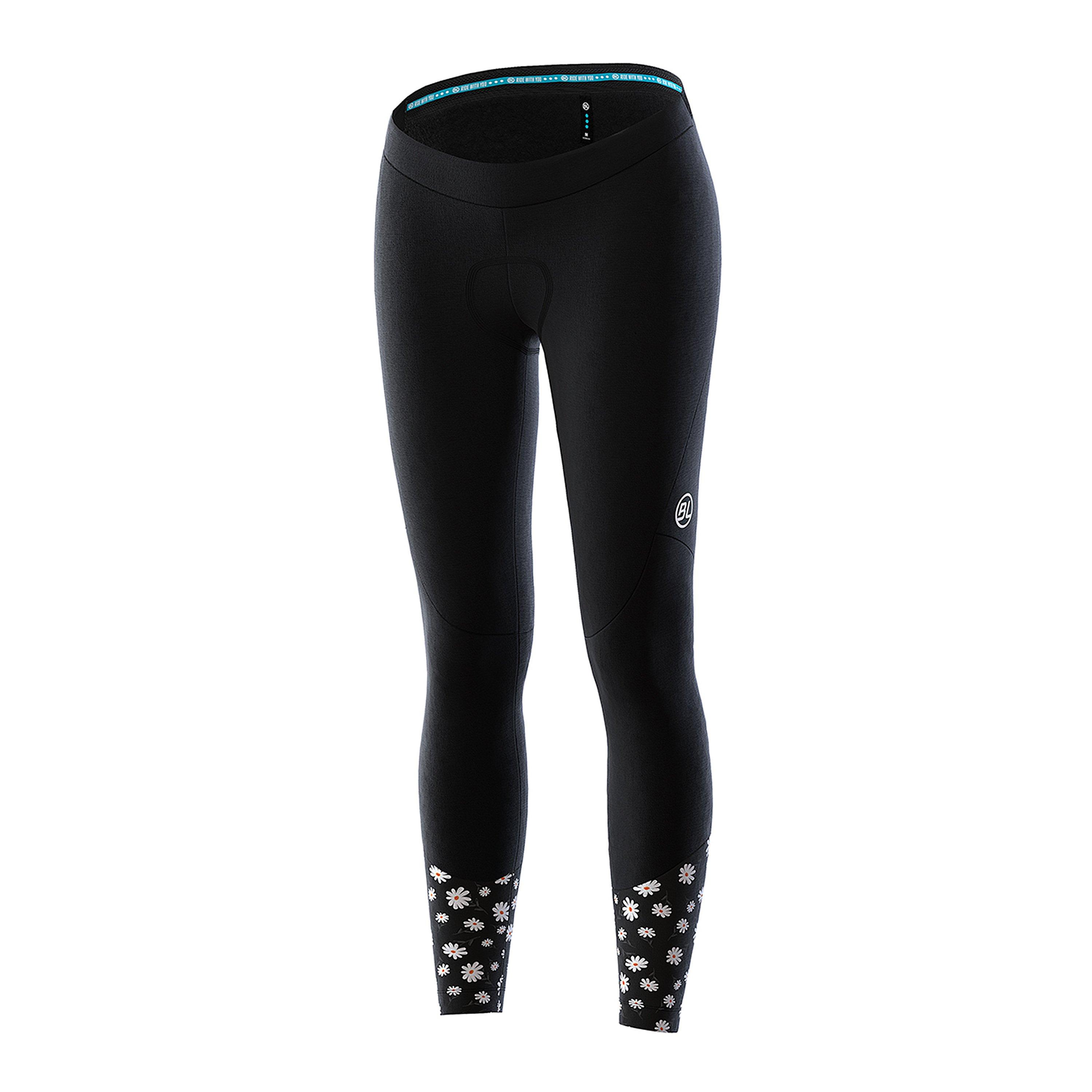Black - Bicycle Line - Women's SOAVE Thermal Slim Fit Cycling Tights - 1