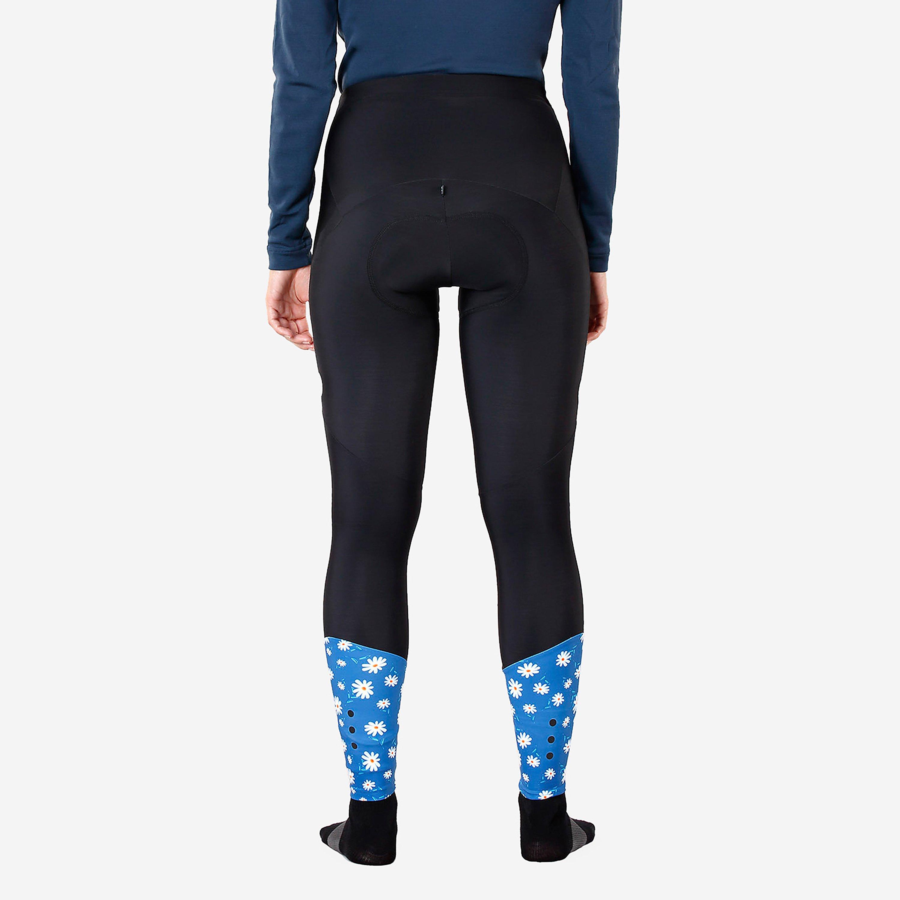 Black/Blue - Bicycle Line - Women's SOAVE Thermal Slim Fit Cycling Tights - 4