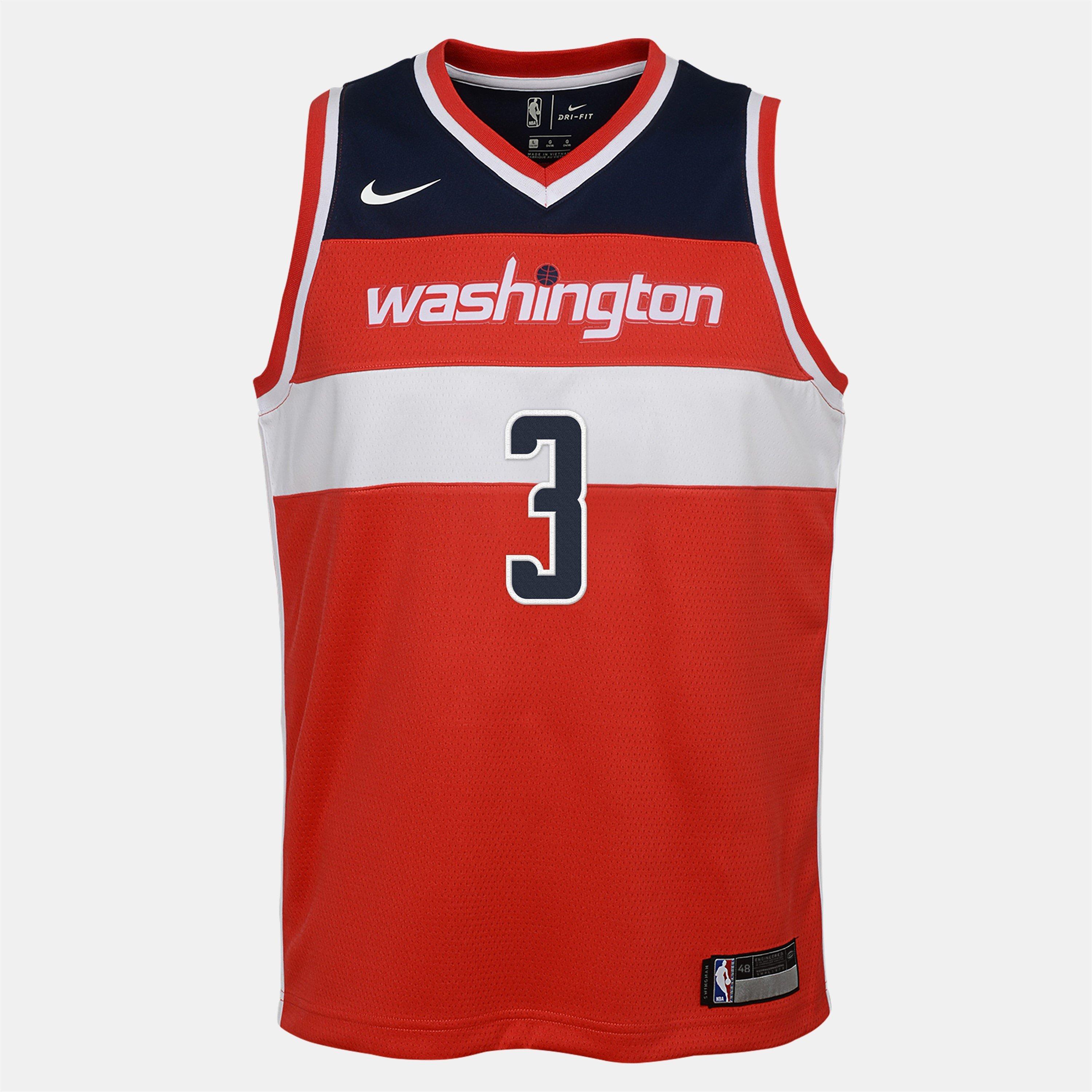 University Red - Nike - Washington Wizards Jersey 25/26 Kids - 1