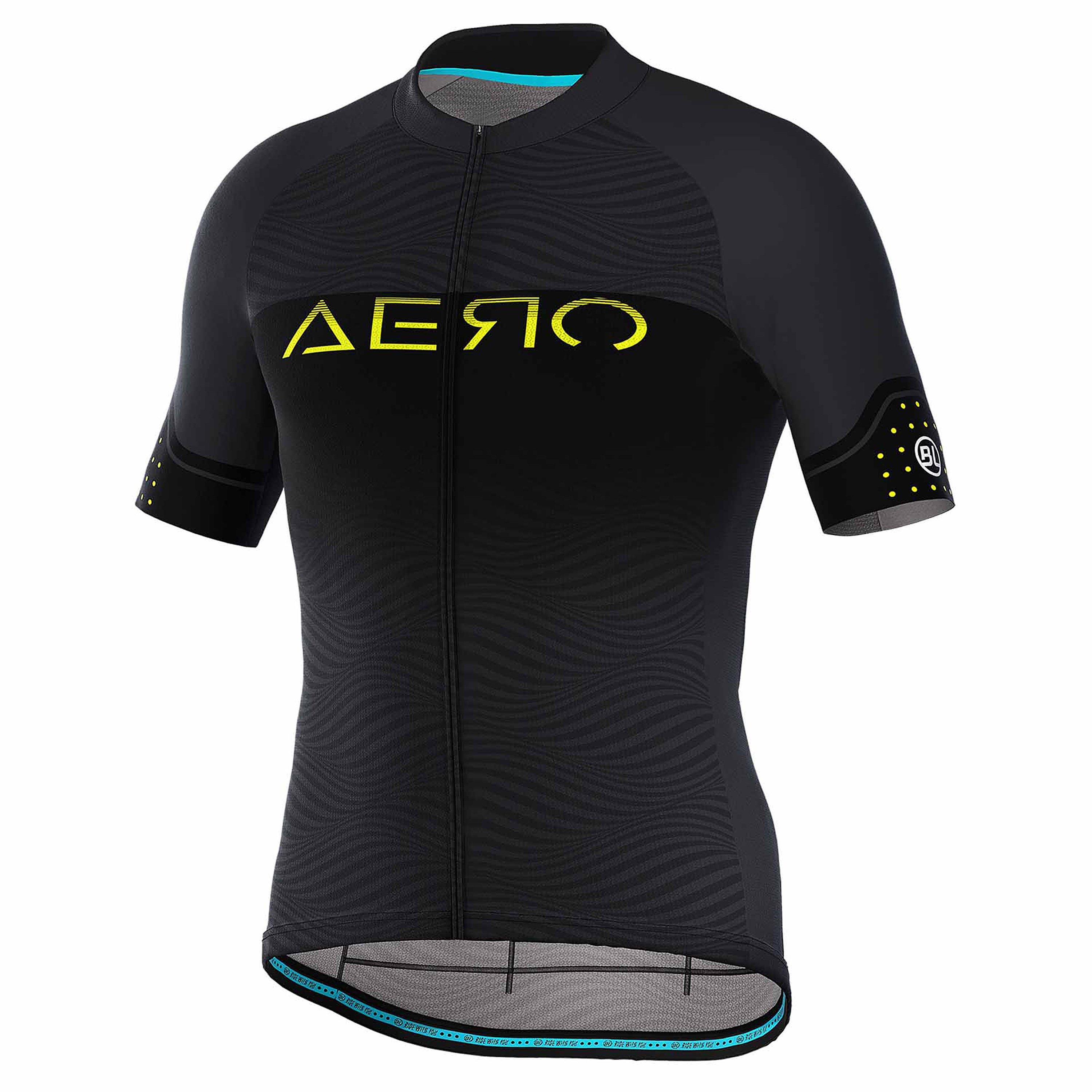 Black - Bicycle Line - Men's BL Aero S2 UPF 30+ Short Sleeve Cycling Jersey - 1