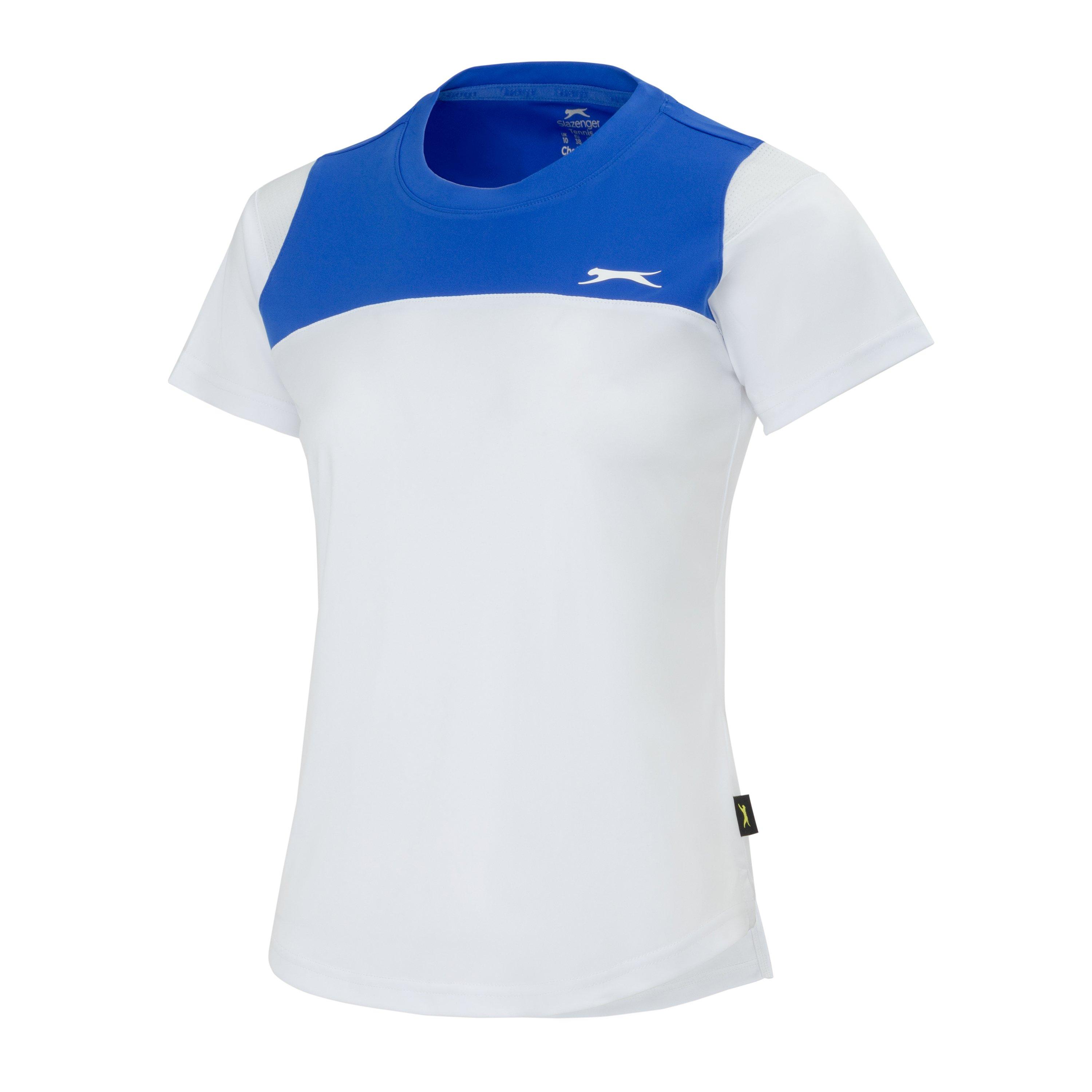 Blau/Weiß - Slazenger - Court Tee Womens - 3