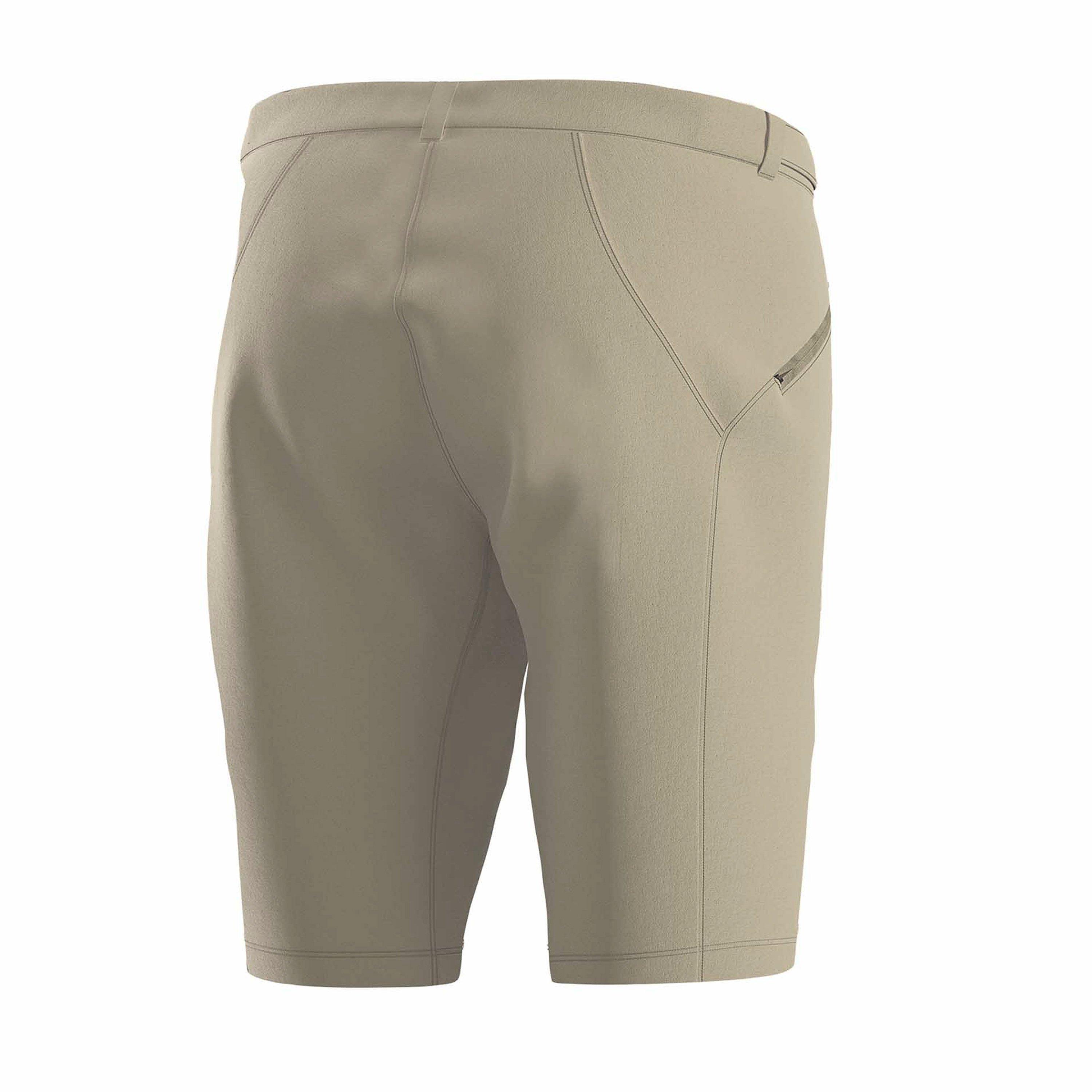 Beige - Bicycle Line - Women's IMOLA S2 Baggy Knee Length Zip Pockets MTB Shorts - 2
