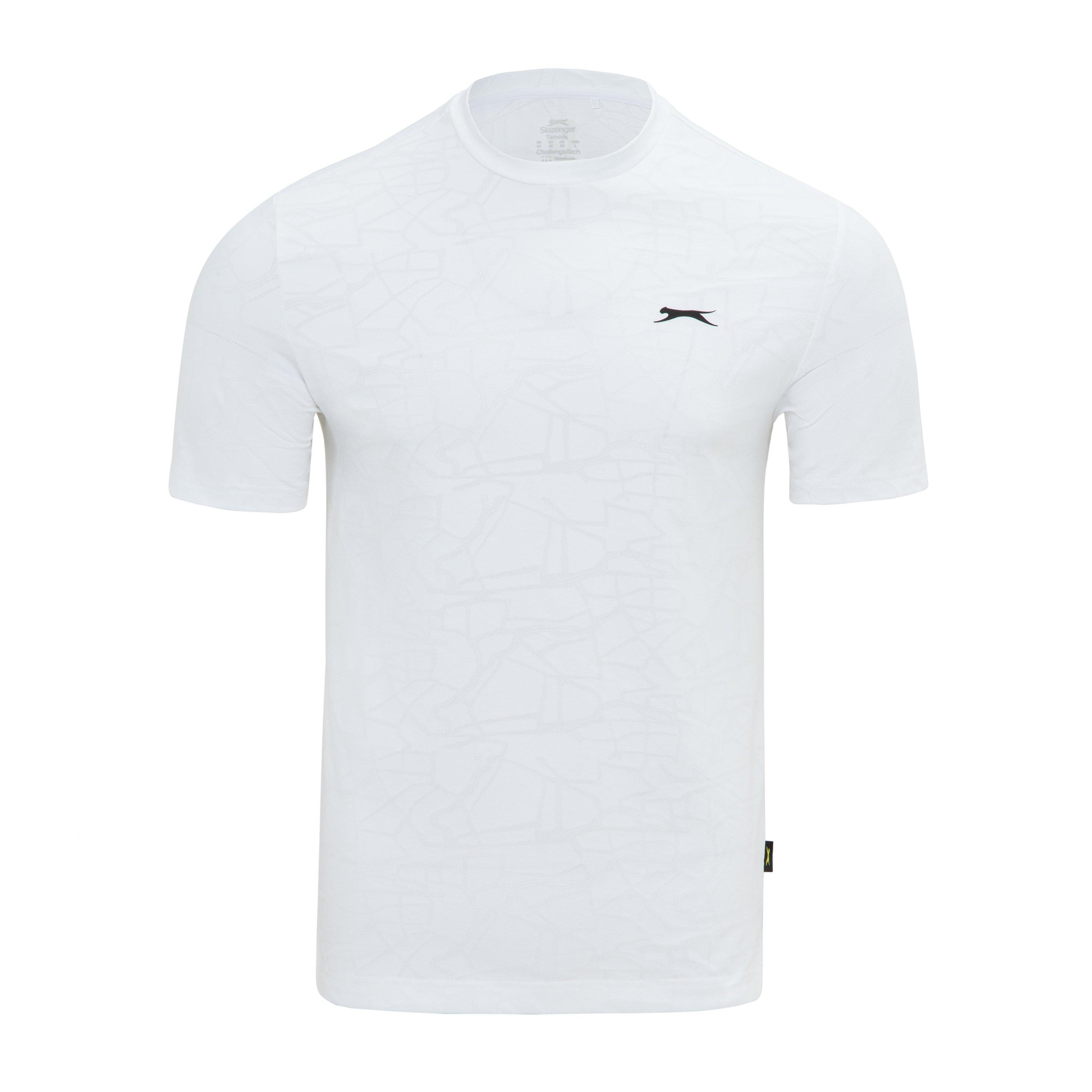 White - Slazenger - Knit Ten Tee Mens - 1