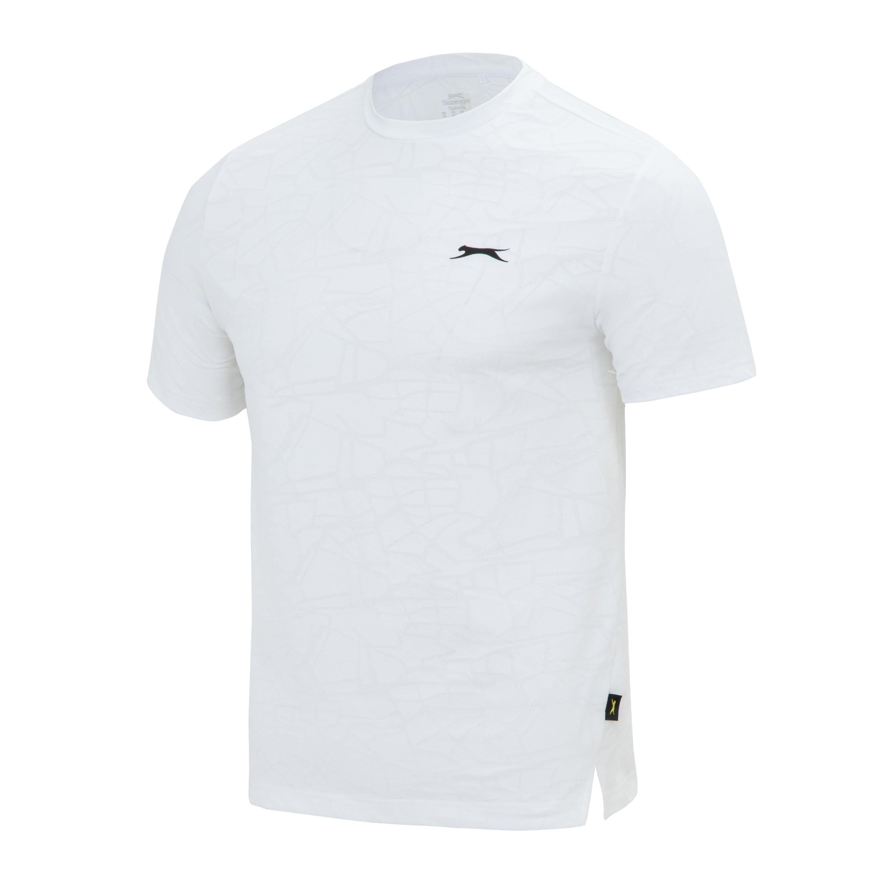 White - Slazenger - Knit Ten Tee Mens - 4