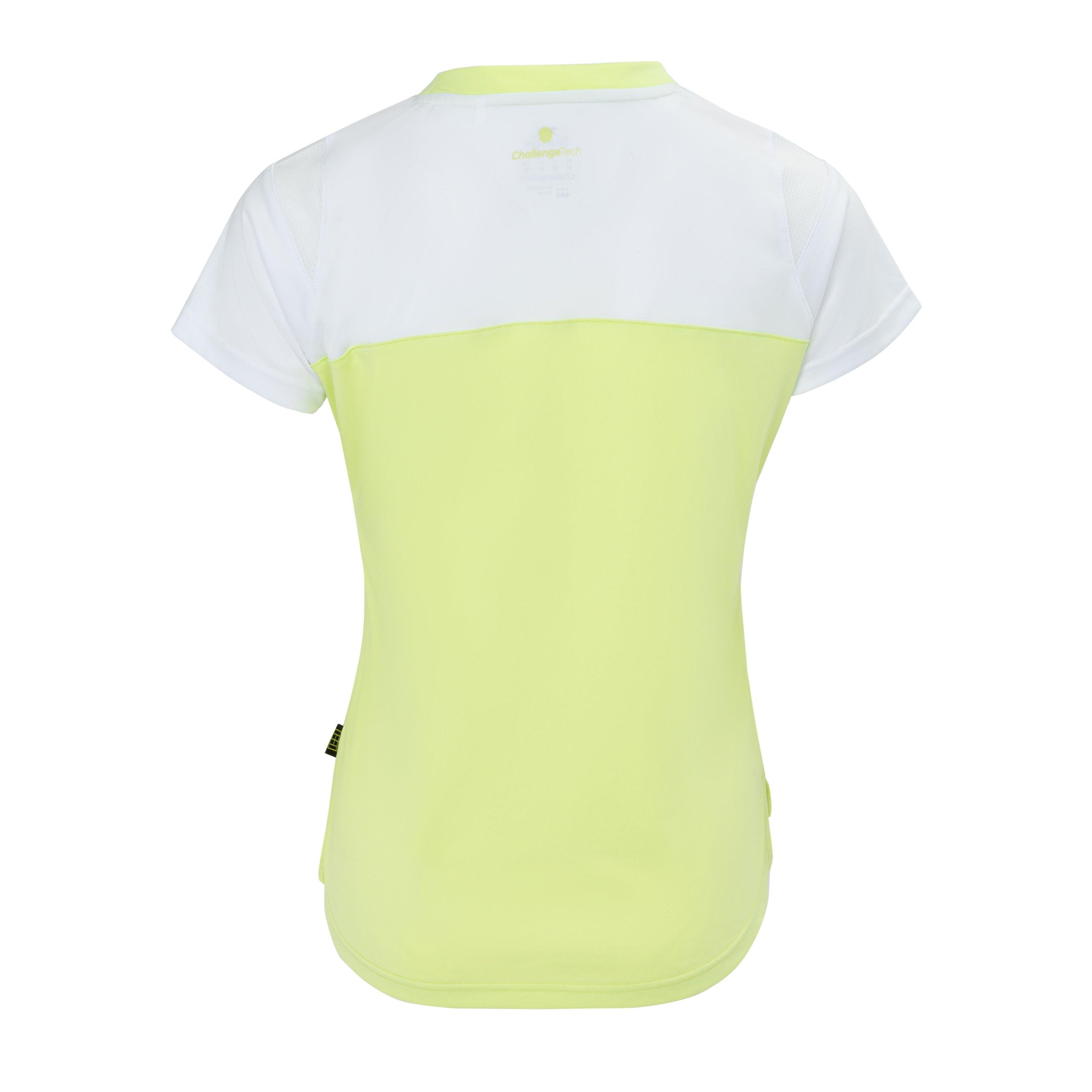 White/Lime - Slazenger - Court Tee Ladies - 2