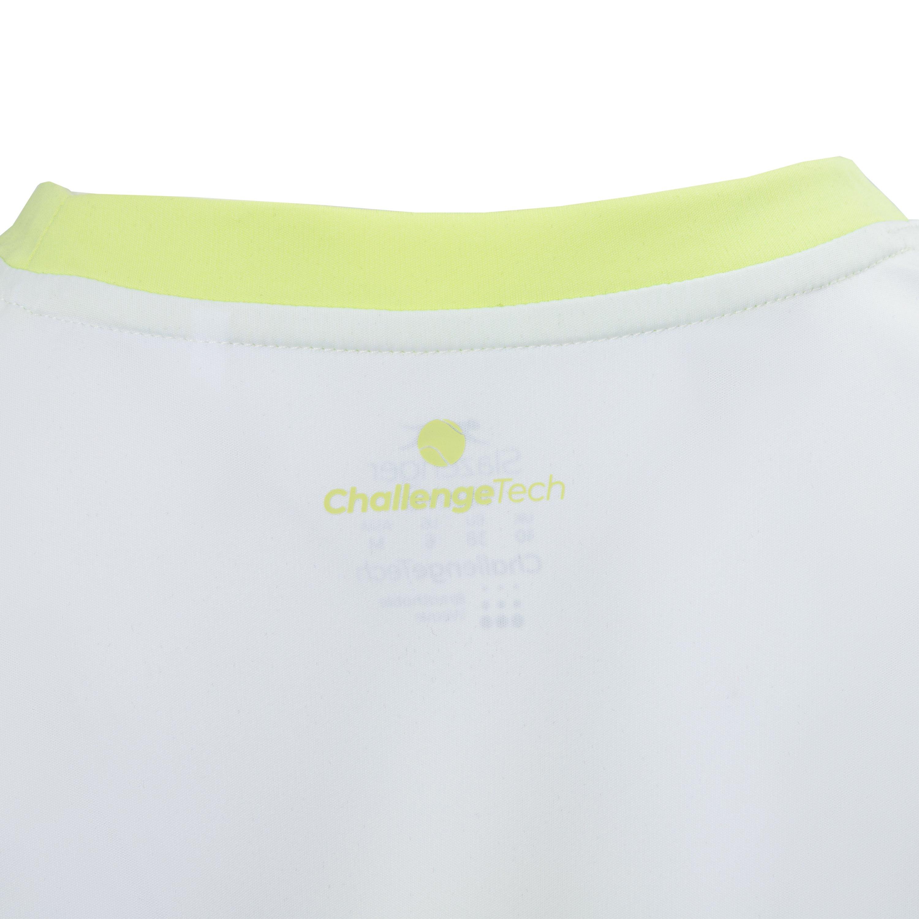 White/Lime - Slazenger - Court Tee Ladies - 6