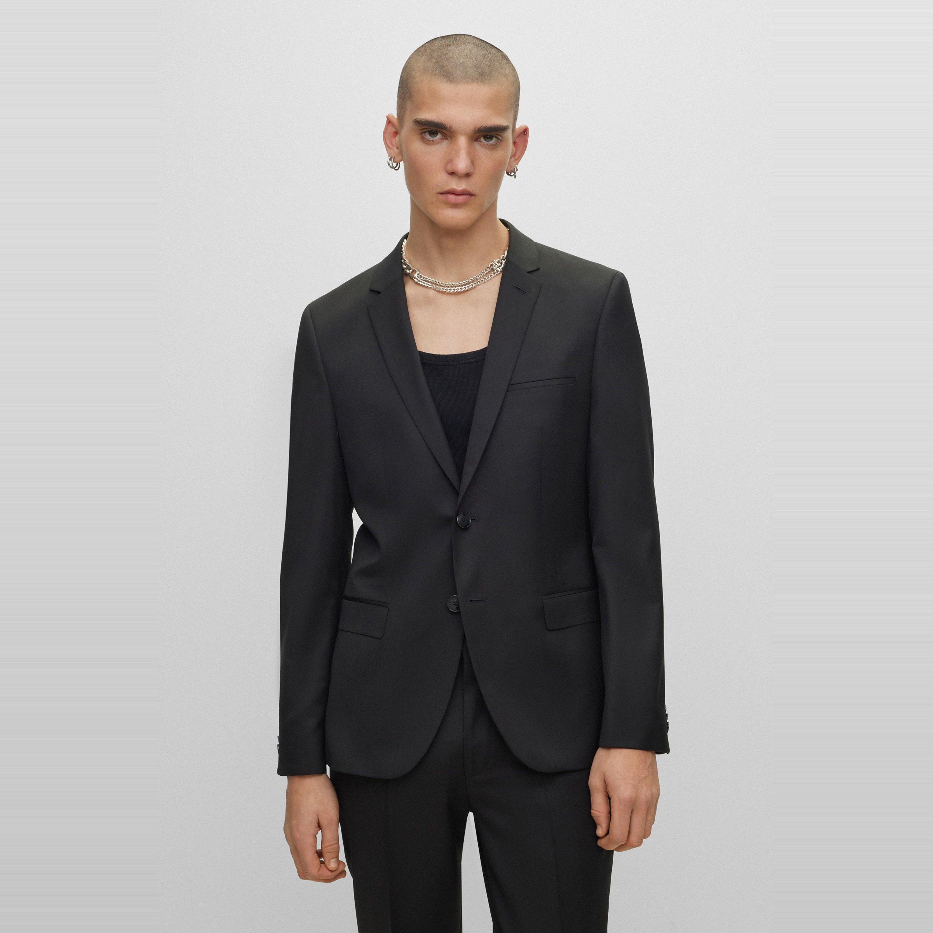 Black - Hugo - Men's Arti Hesten Suit - 2