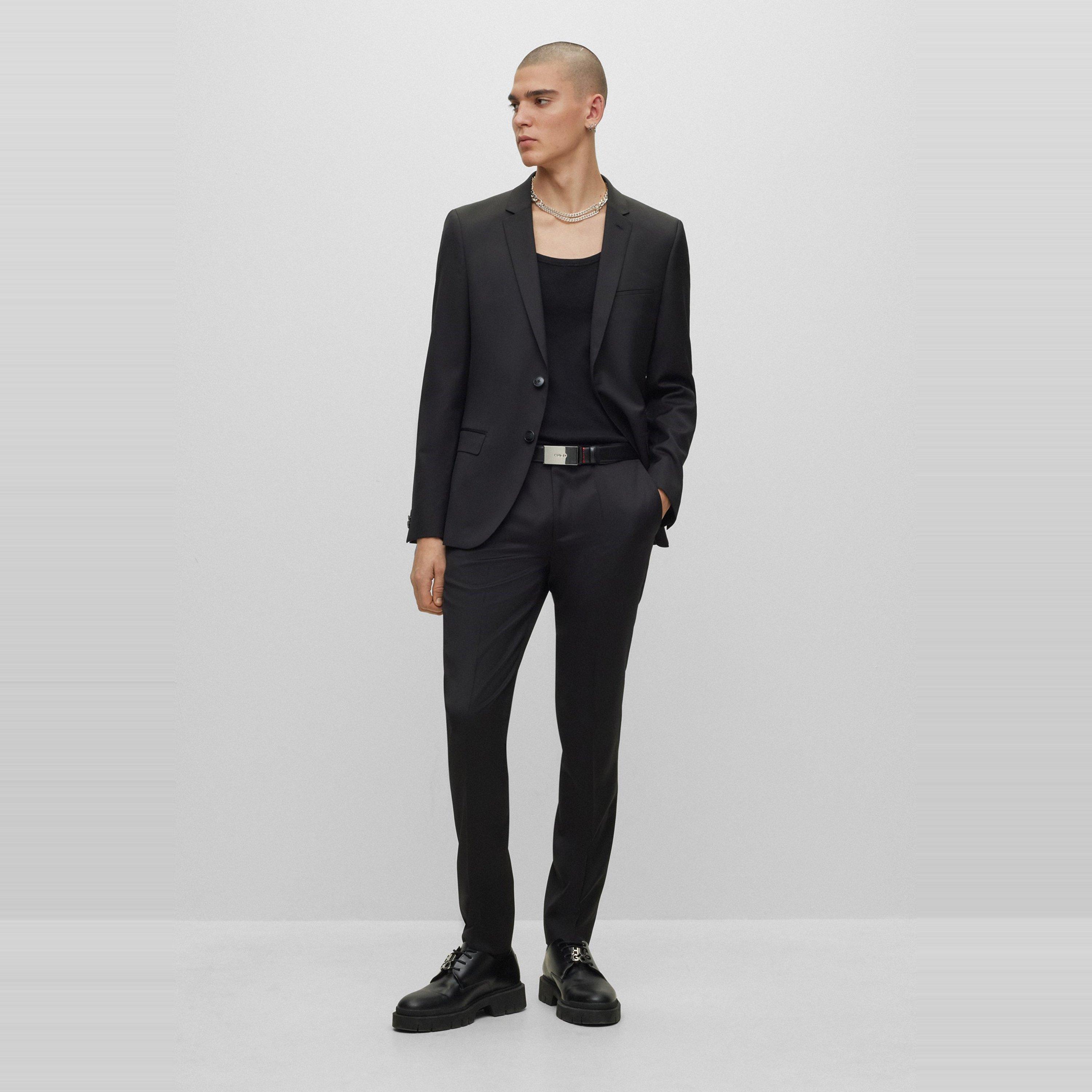 Black - Hugo - Men's Arti Hesten Suit - 5