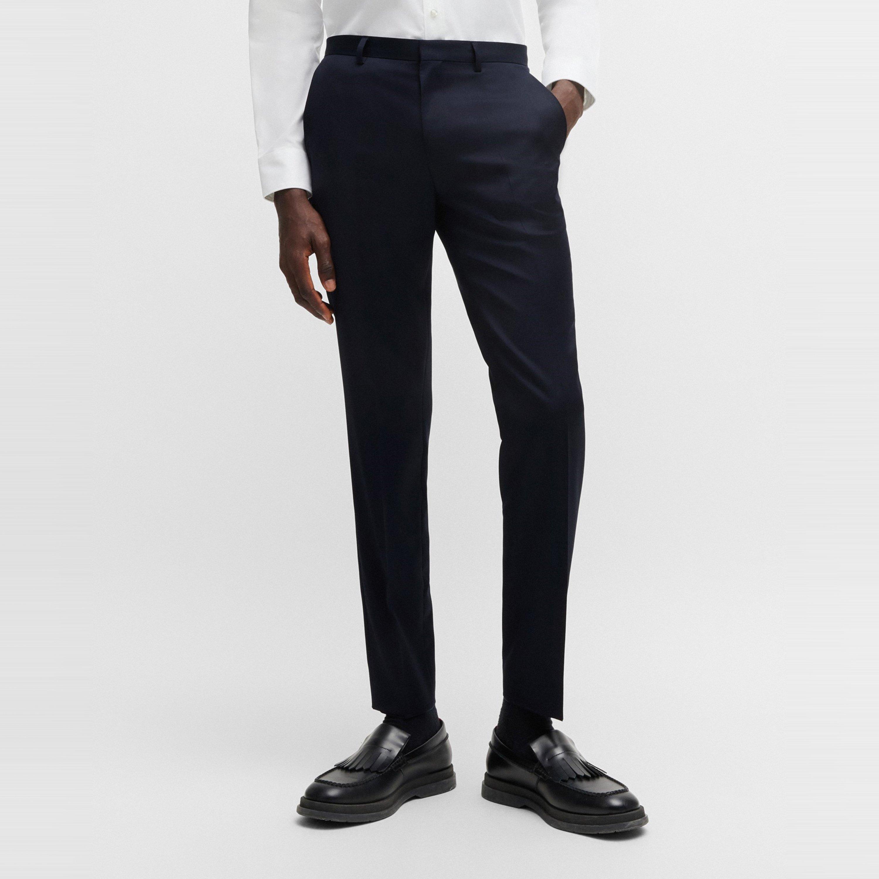 Dark Blue - Hugo - Men's Arti Hesten Suit - 3