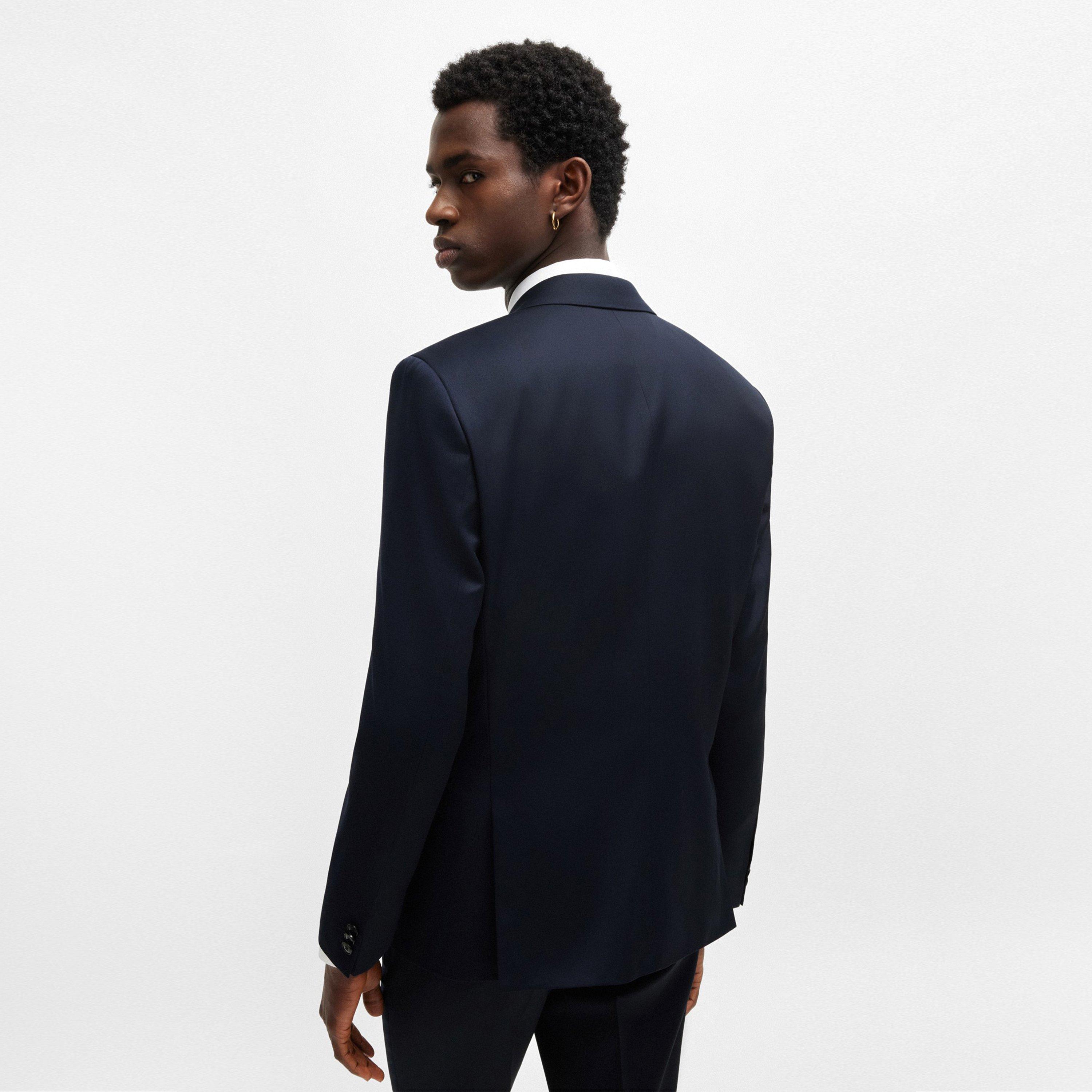 Dark Blue - Hugo - Men's Arti Hesten Suit - 4