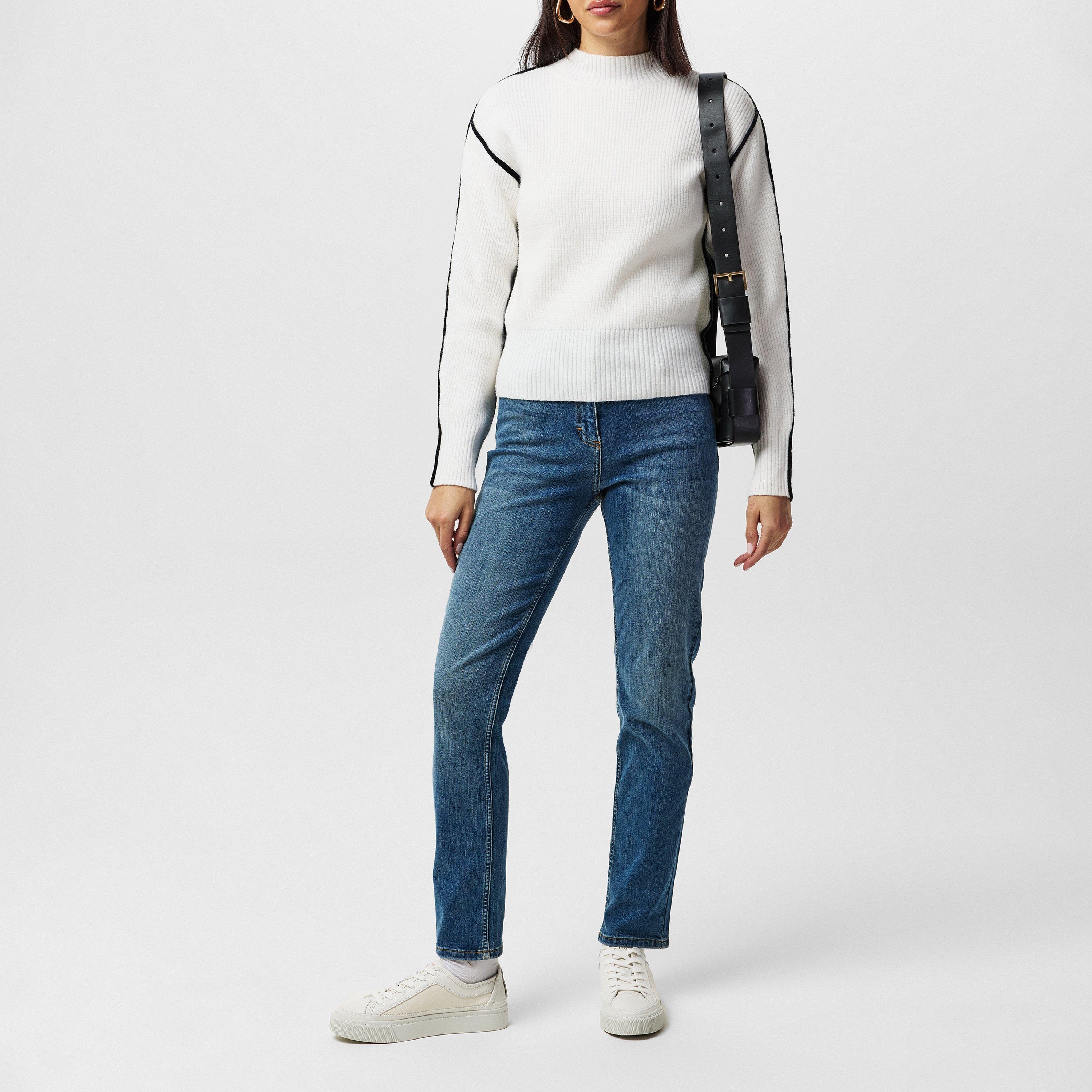 Mid Blue - French Connection - Denim Jeans Womens - 4