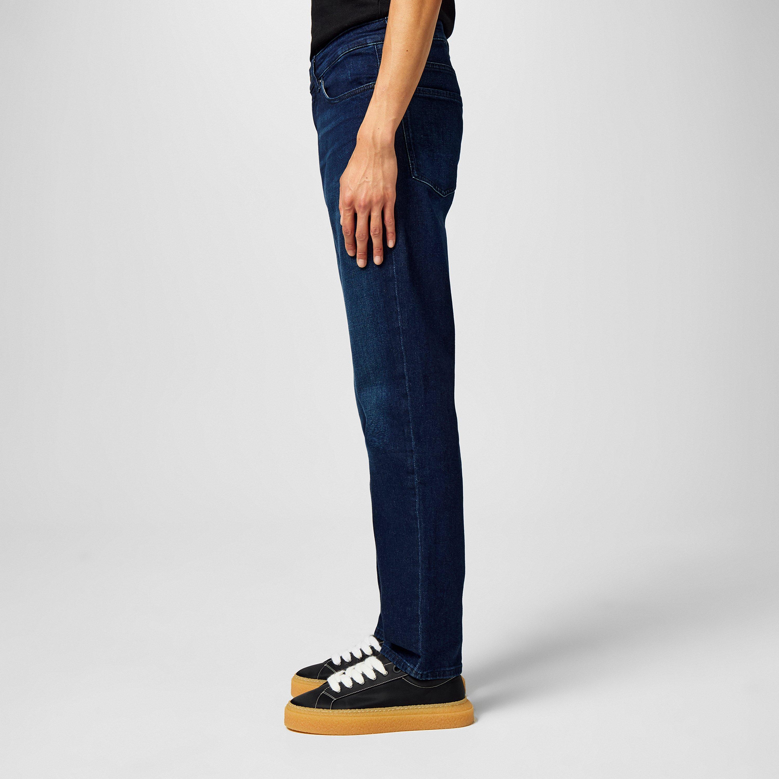 Horizon 406 - Boss - Mens BOSS Straight Denim Jeans with Logo Detail (ReMaine) - 5