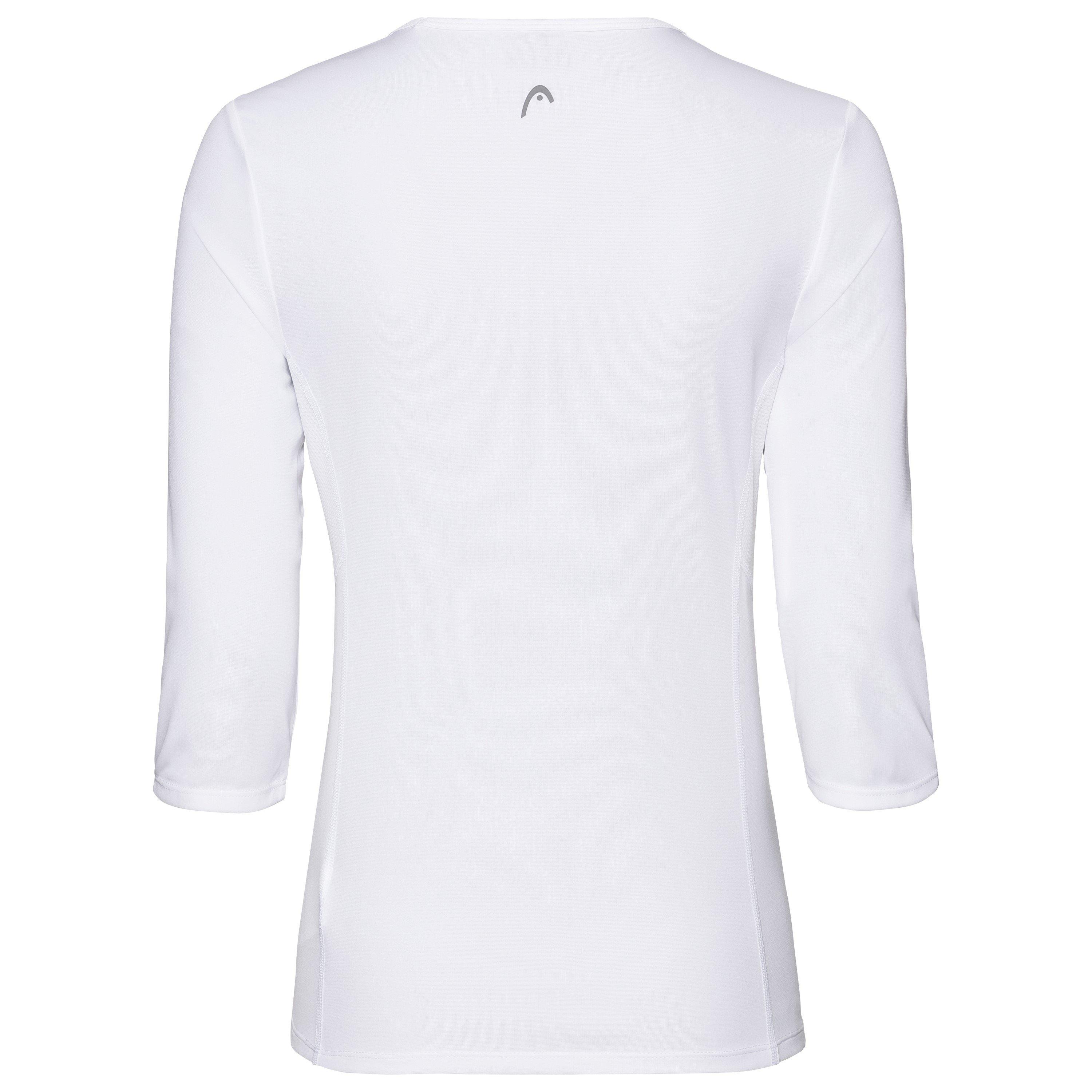 White - HEAD - Club Tech three quarter Sleeve T-Shirt - 2