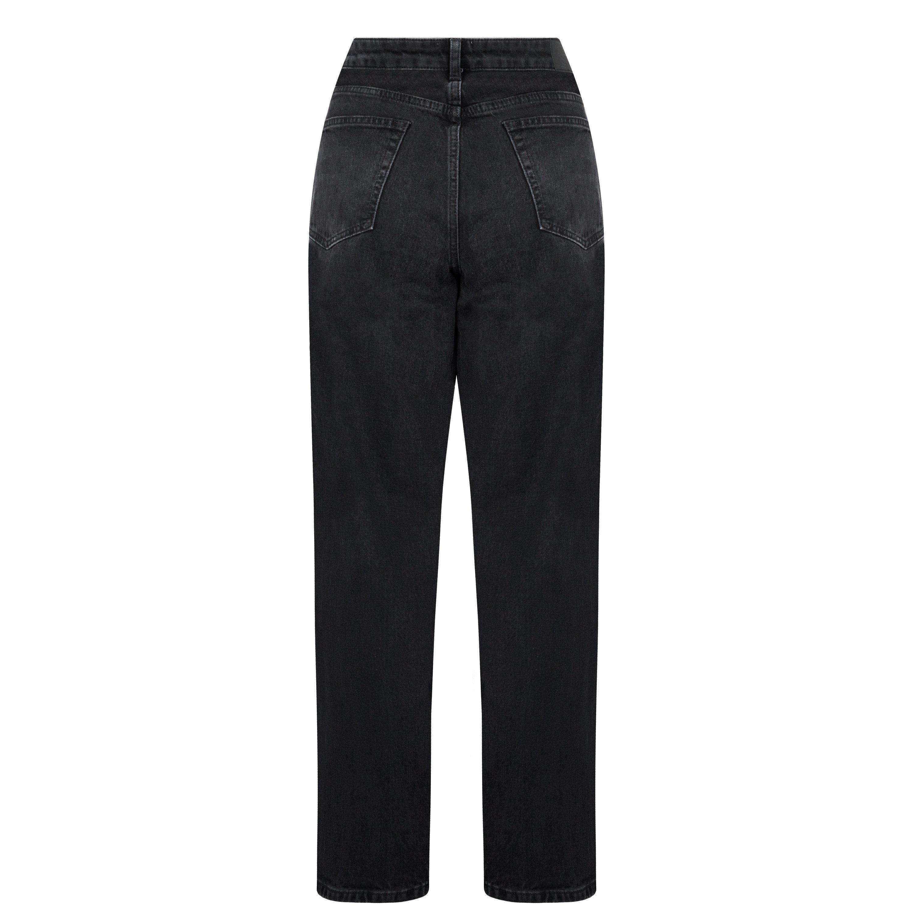 Washed Blac - French Connection - Women's Palmira Fit Straight Leg Jeans - 6