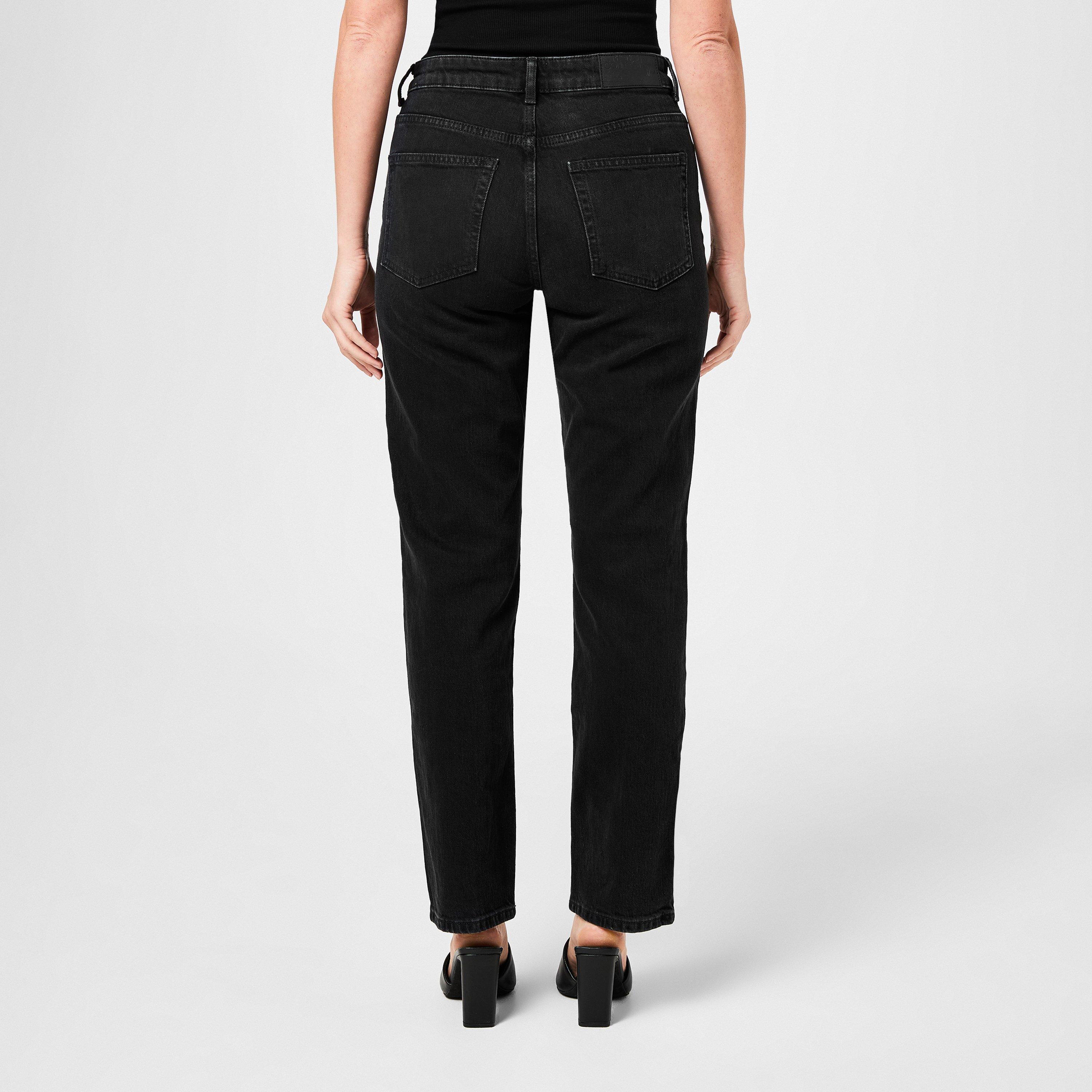 Washed Blac - French Connection - Women's Palmira Fit Straight Leg Jeans - 3